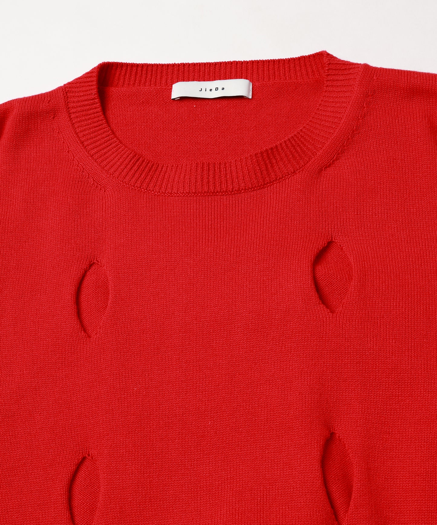 HOLE CREW KNIT