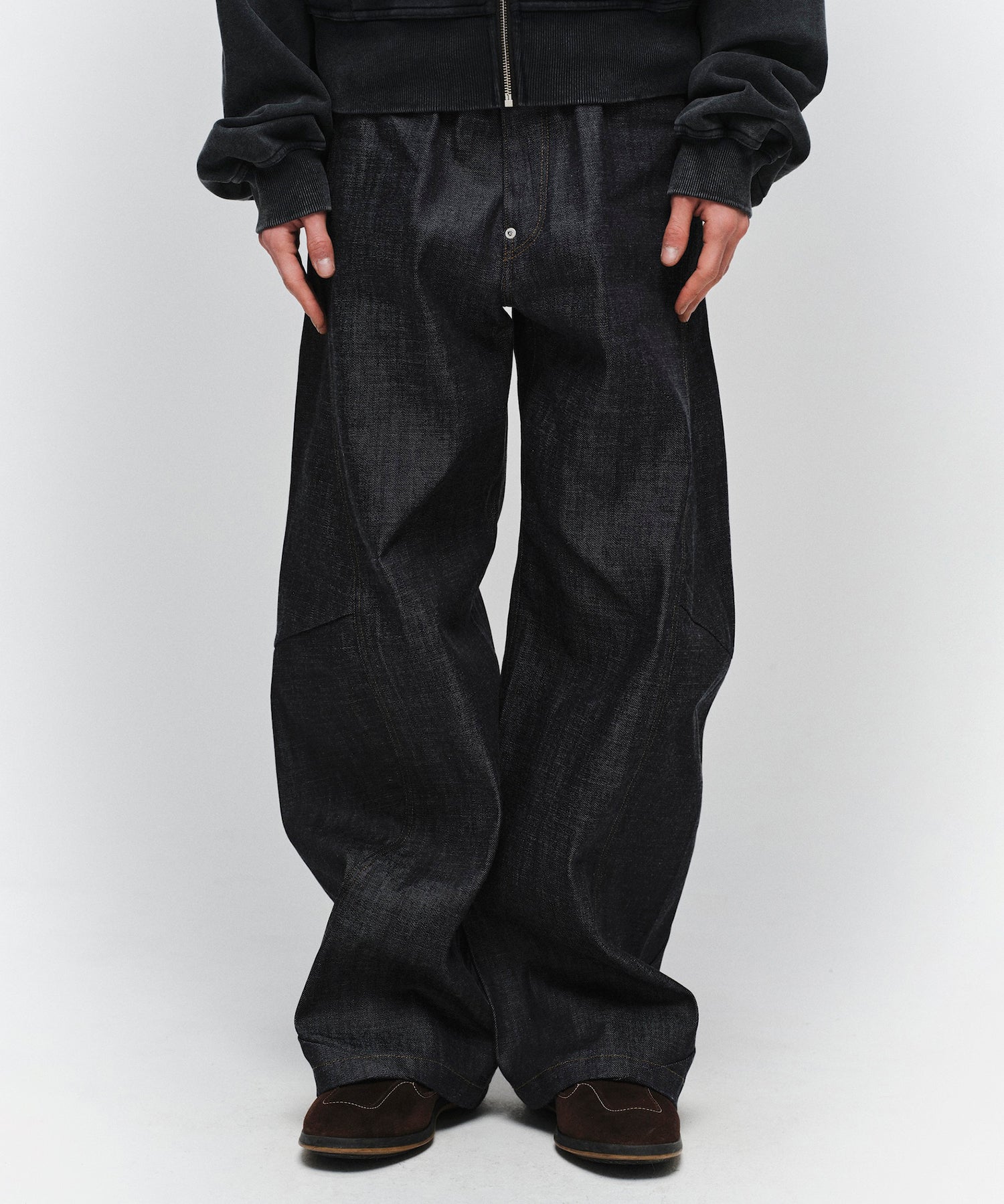 DRAPING DENIM PANTS – ANLIO（アンリオ）