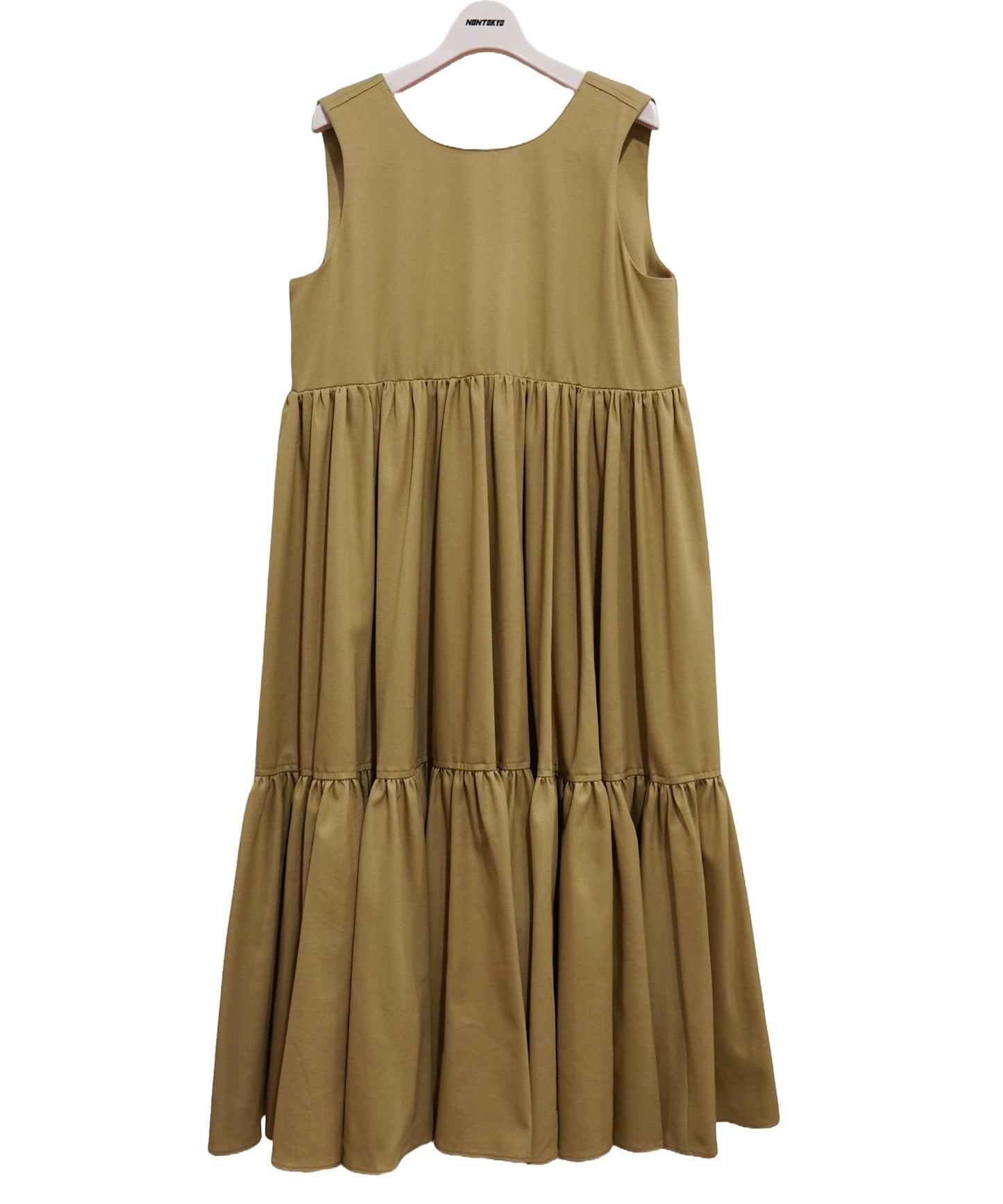 2FACE FLARE DENIM ONE-PIECE【納期2月下旬】