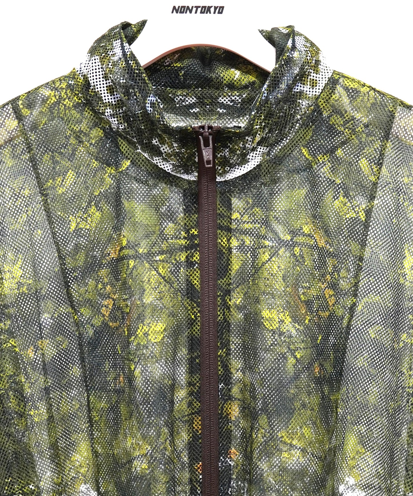 PRINT MESH ZIPUP PARKA【納期4月中旬】