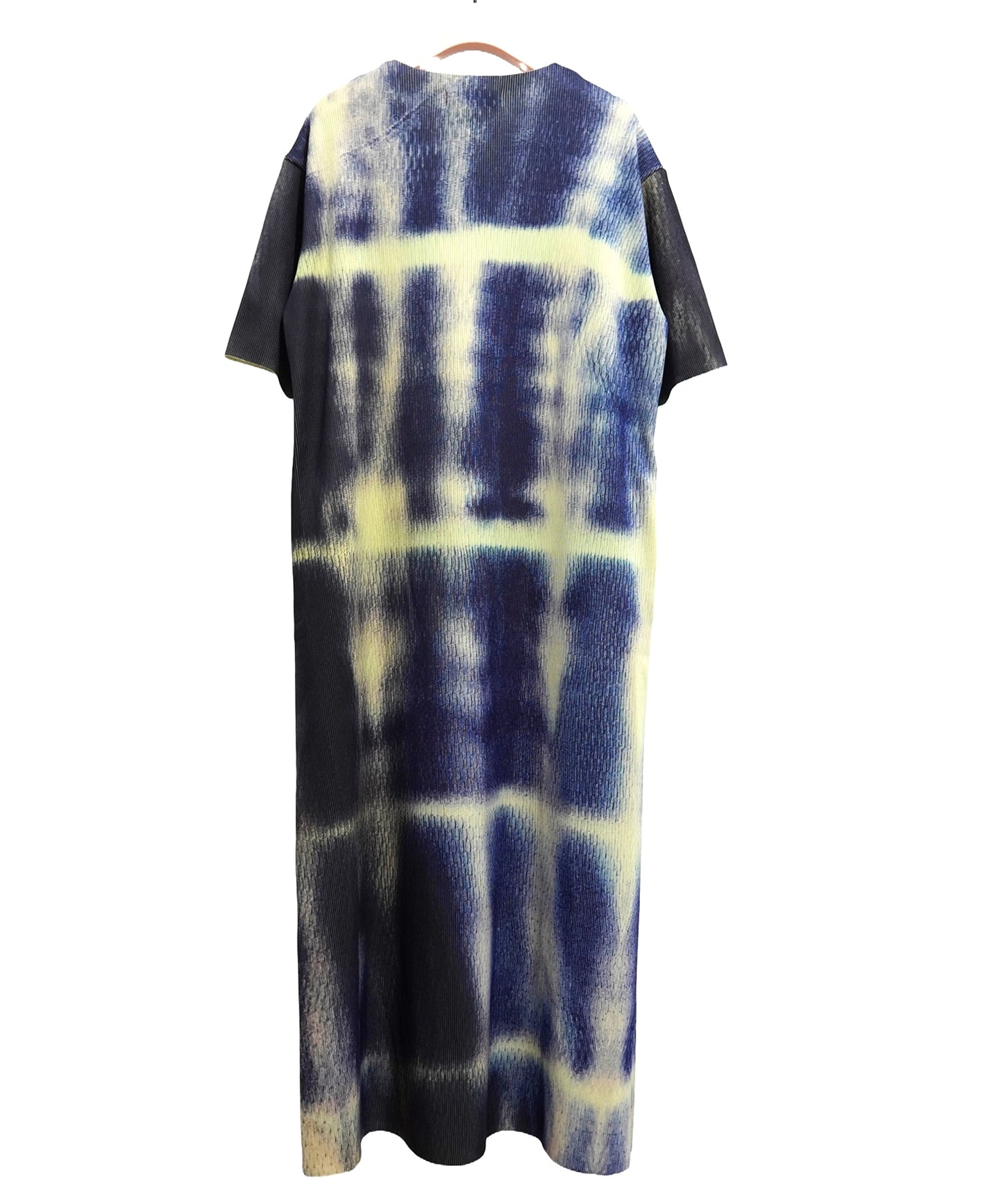 PRINT RIB HALF SLEEVE ONE-PIECE【納期4月下旬】