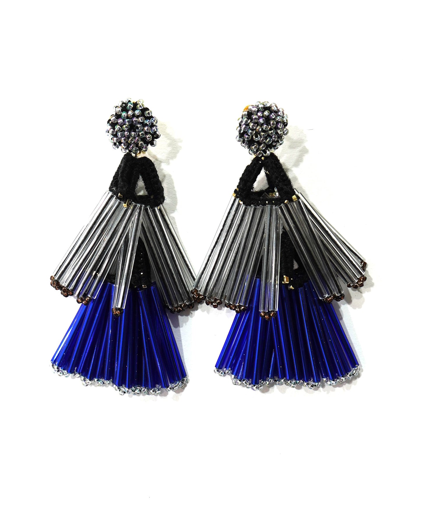 BEADS FRINGE EARRING【納期4月下旬】