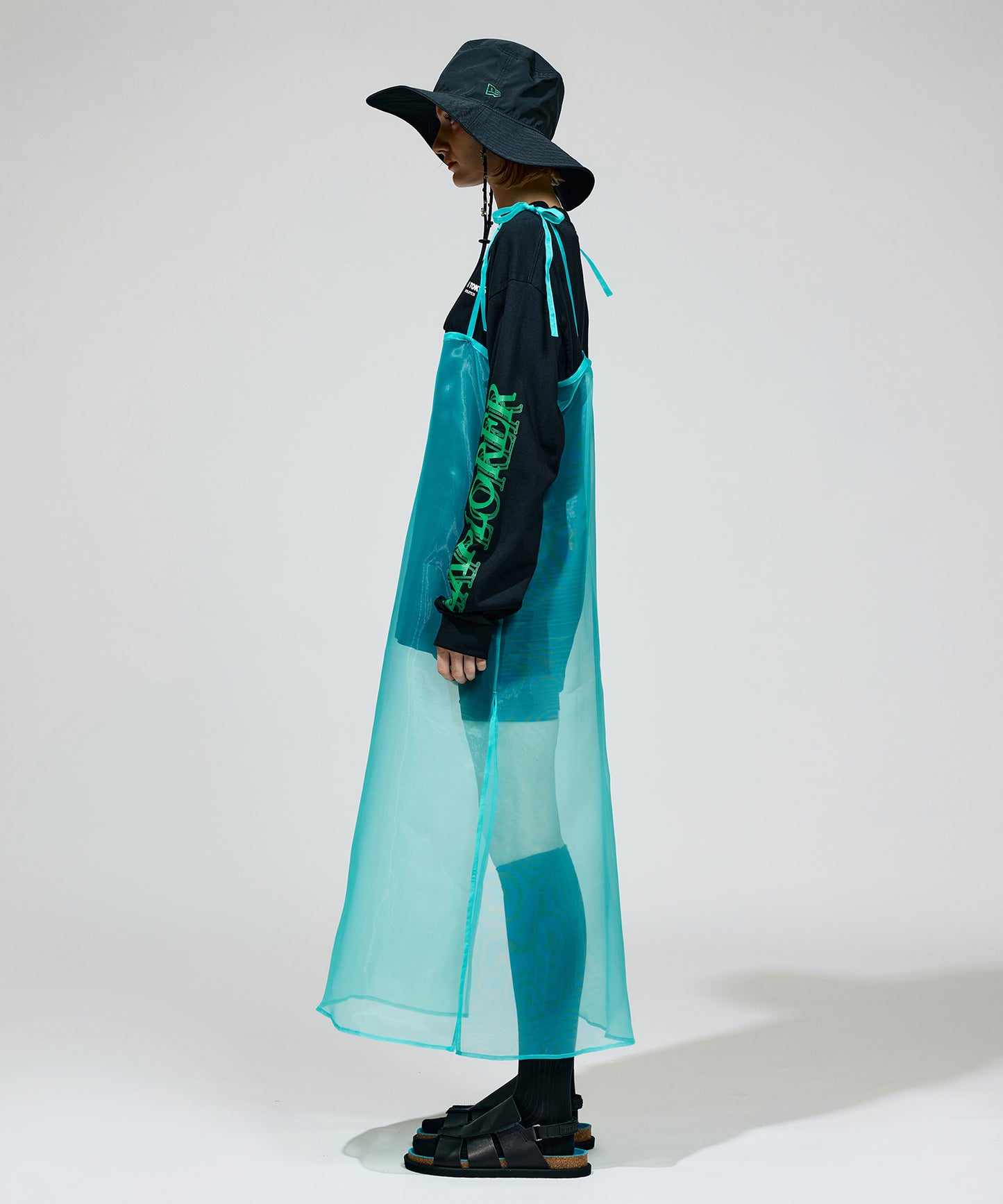 SHEER LONG CAMISOLE L/S T-SHIRTS