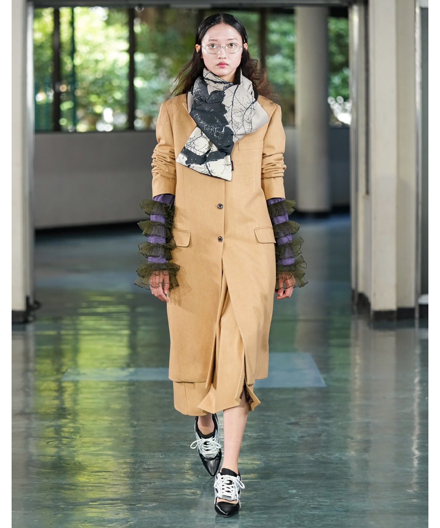 PRINT PADDING MUFFLER【納期10月下旬】