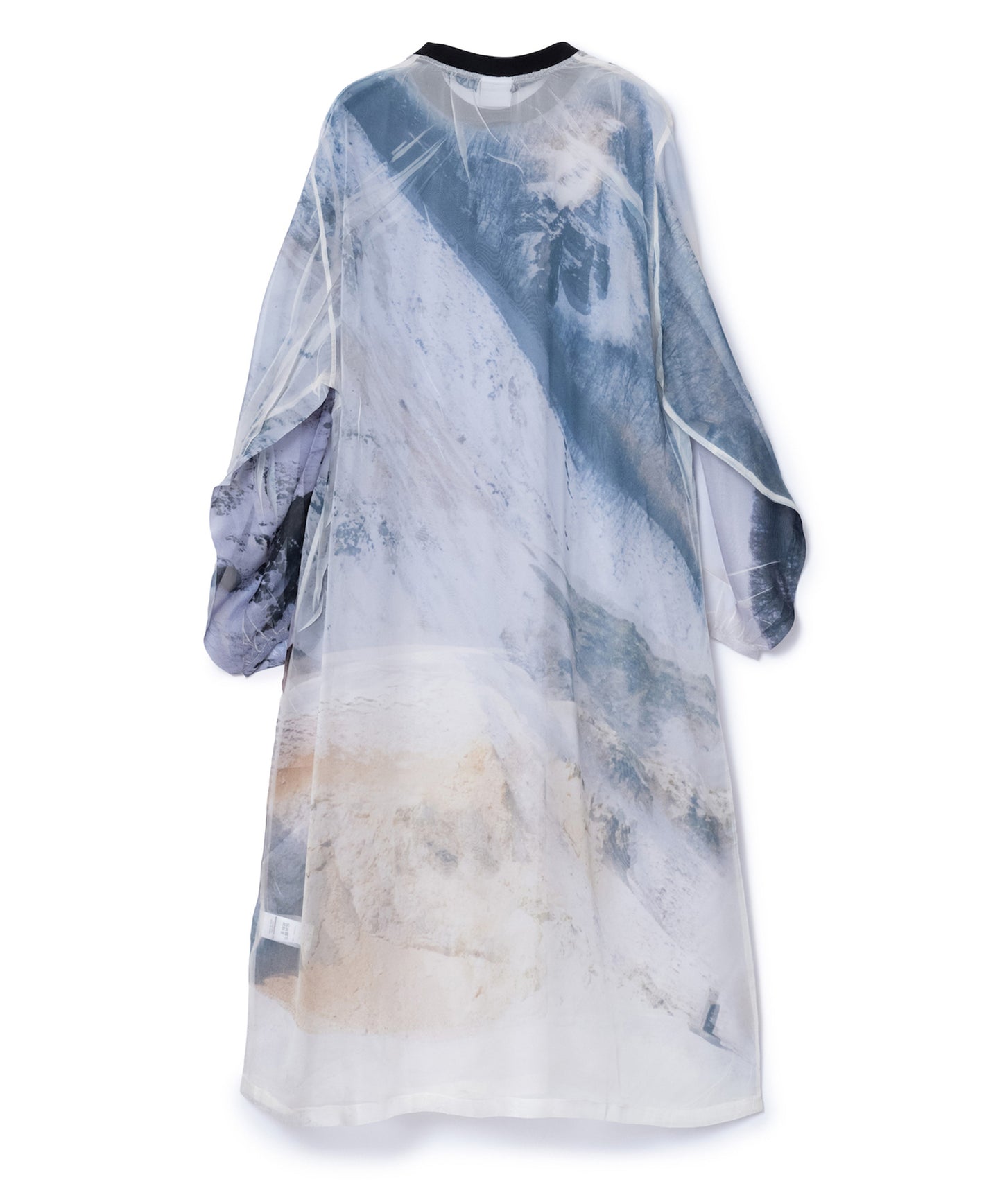 DIRECT PRINT SHEER ONE-PIECE 【納期8月下旬】