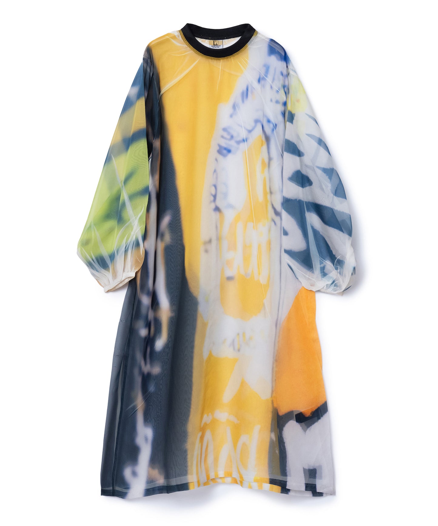 DIRECT PRINT SHEER ONE-PIECE 【納期8月下旬】