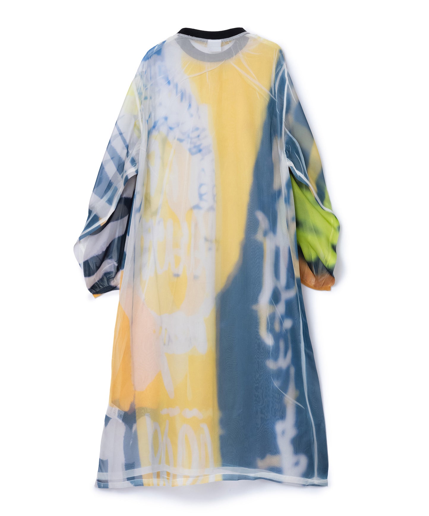 DIRECT PRINT SHEER ONE-PIECE 【納期8月下旬】
