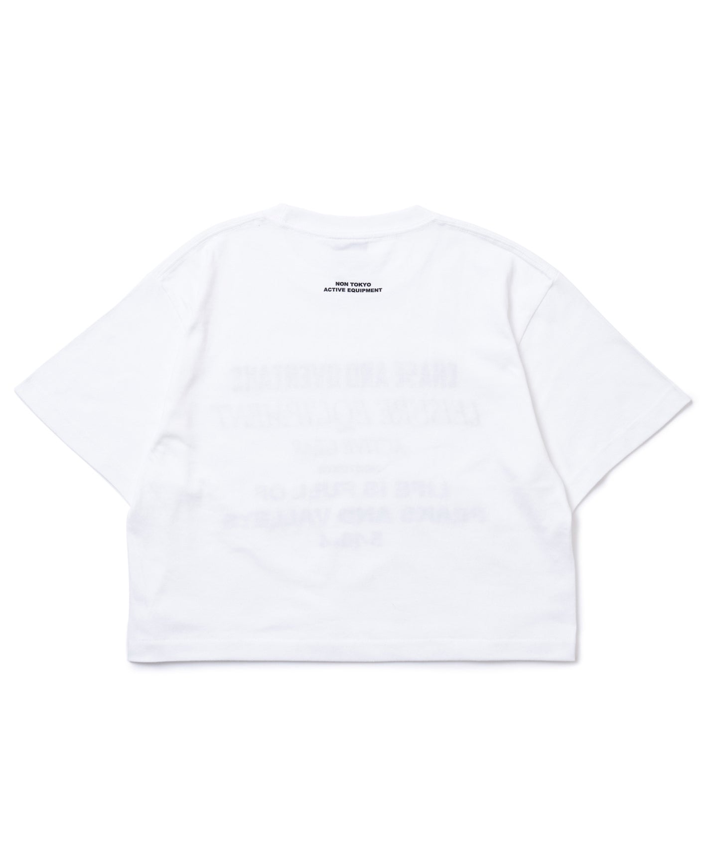 PRINT SHORT T-SHIRT(LETTERING) 【納期8月下旬】