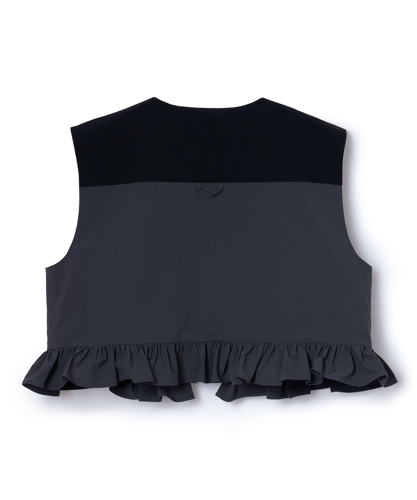 MULTIPOCKET FRILLVEST 【納期8月下旬】