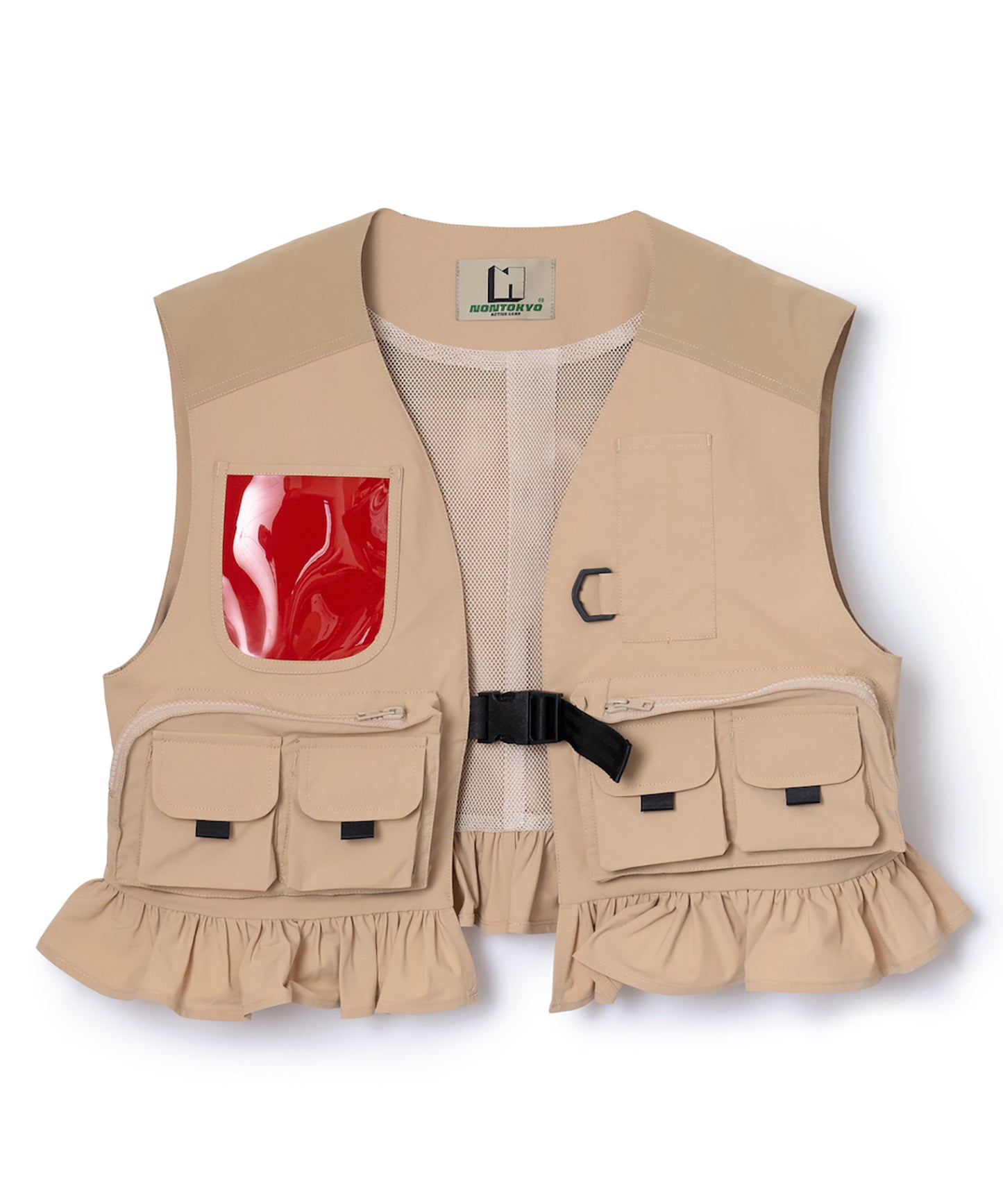 MULTIPOCKET FRILLVEST 【納期8月下旬】