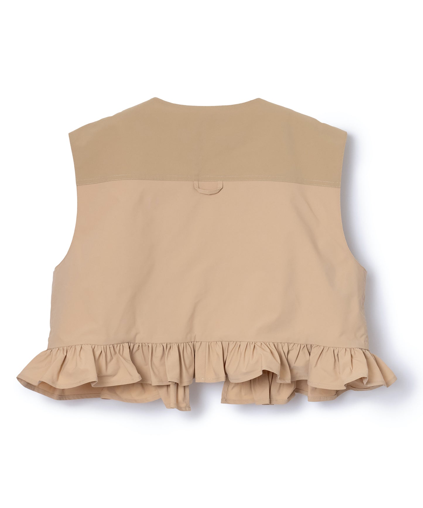 MULTIPOCKET FRILLVEST 【納期8月下旬】