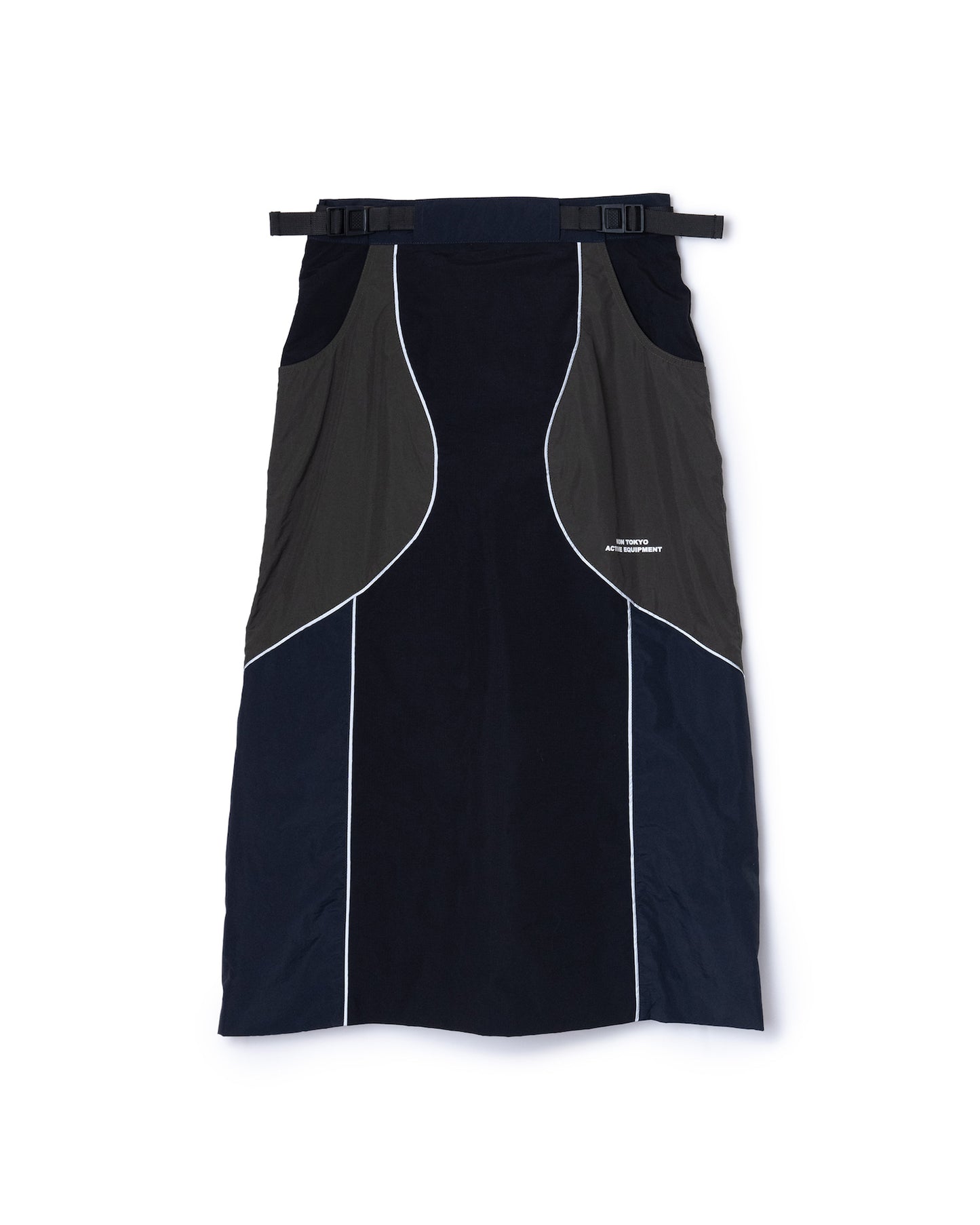 SWITCHING NYLON SKIRT 【納期9月下旬】
