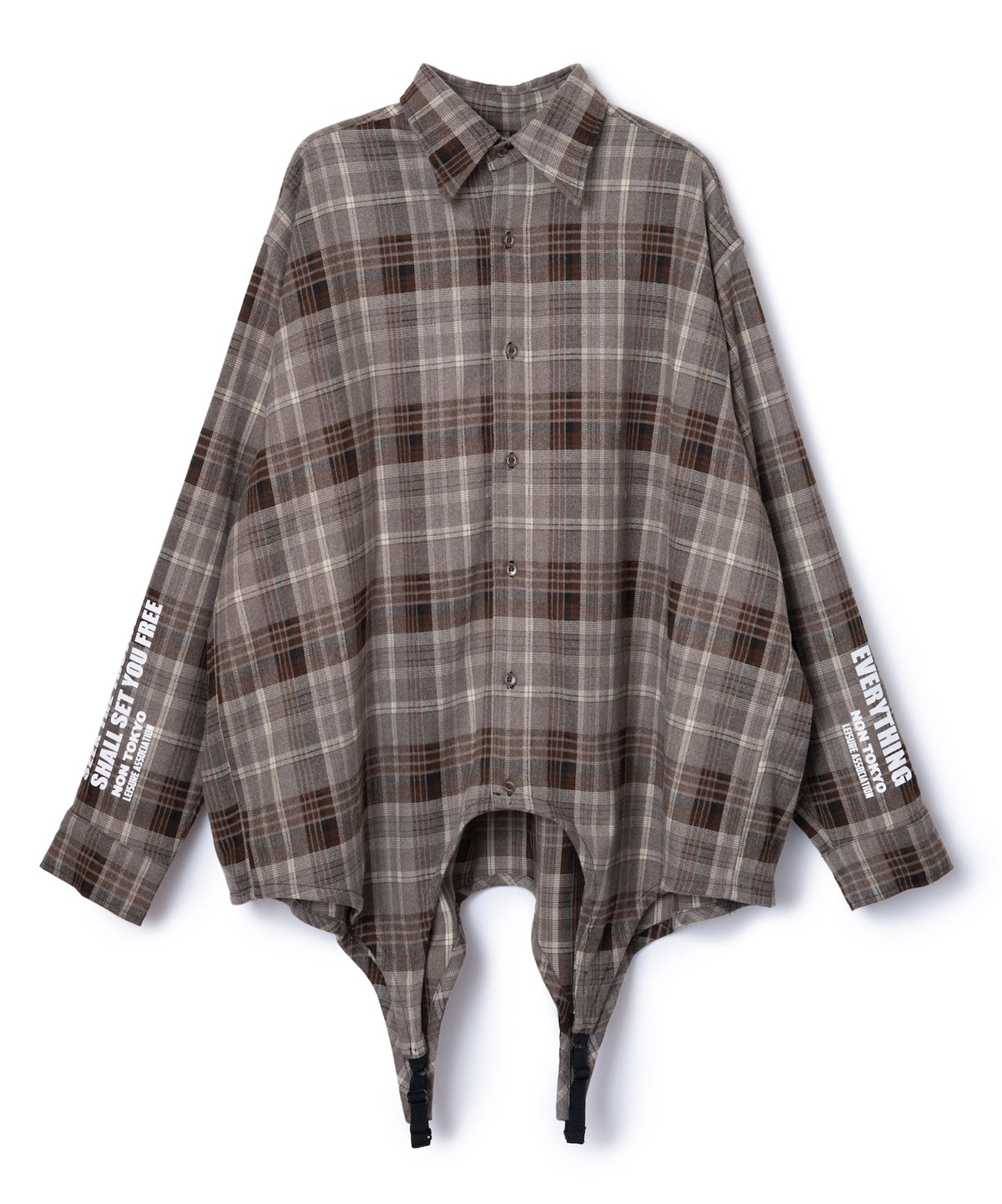 2WAY FLANNEL CHECK SHIRT【納期10月下旬】