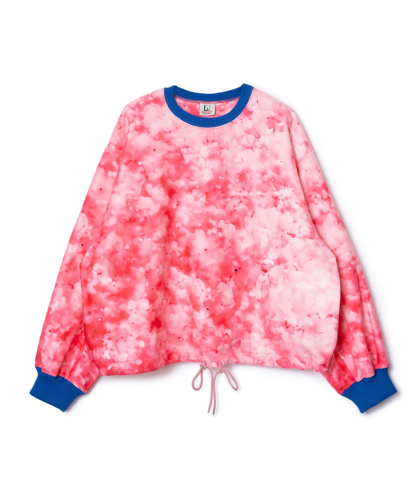 PRINT FLEECE PULLOVER TOP【納期10月下旬】