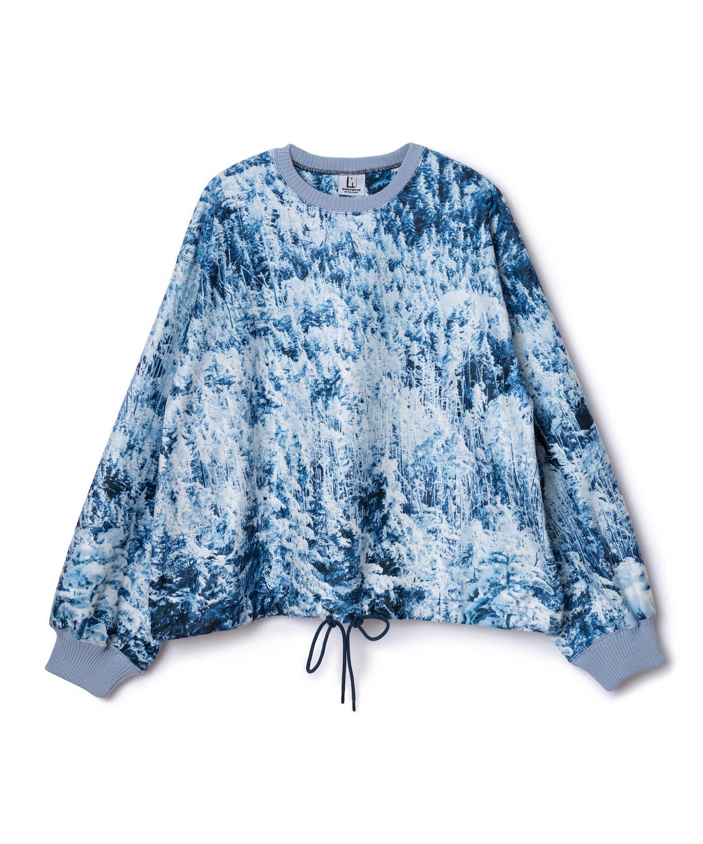 PRINT FLEECE PULLOVER TOP【納期10月下旬】