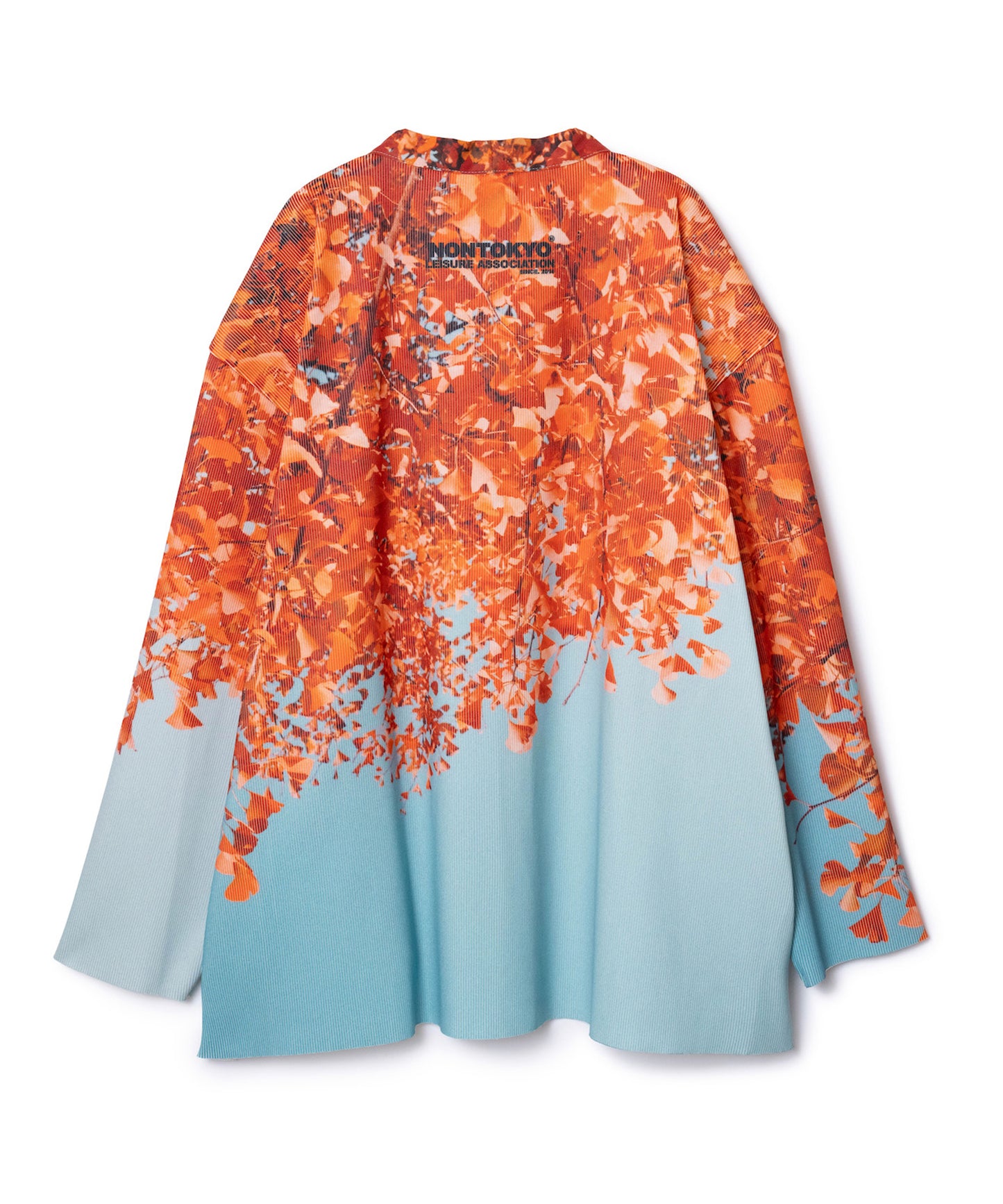 PRINT RIB BIG CARDIGAN 【納期9月下旬】