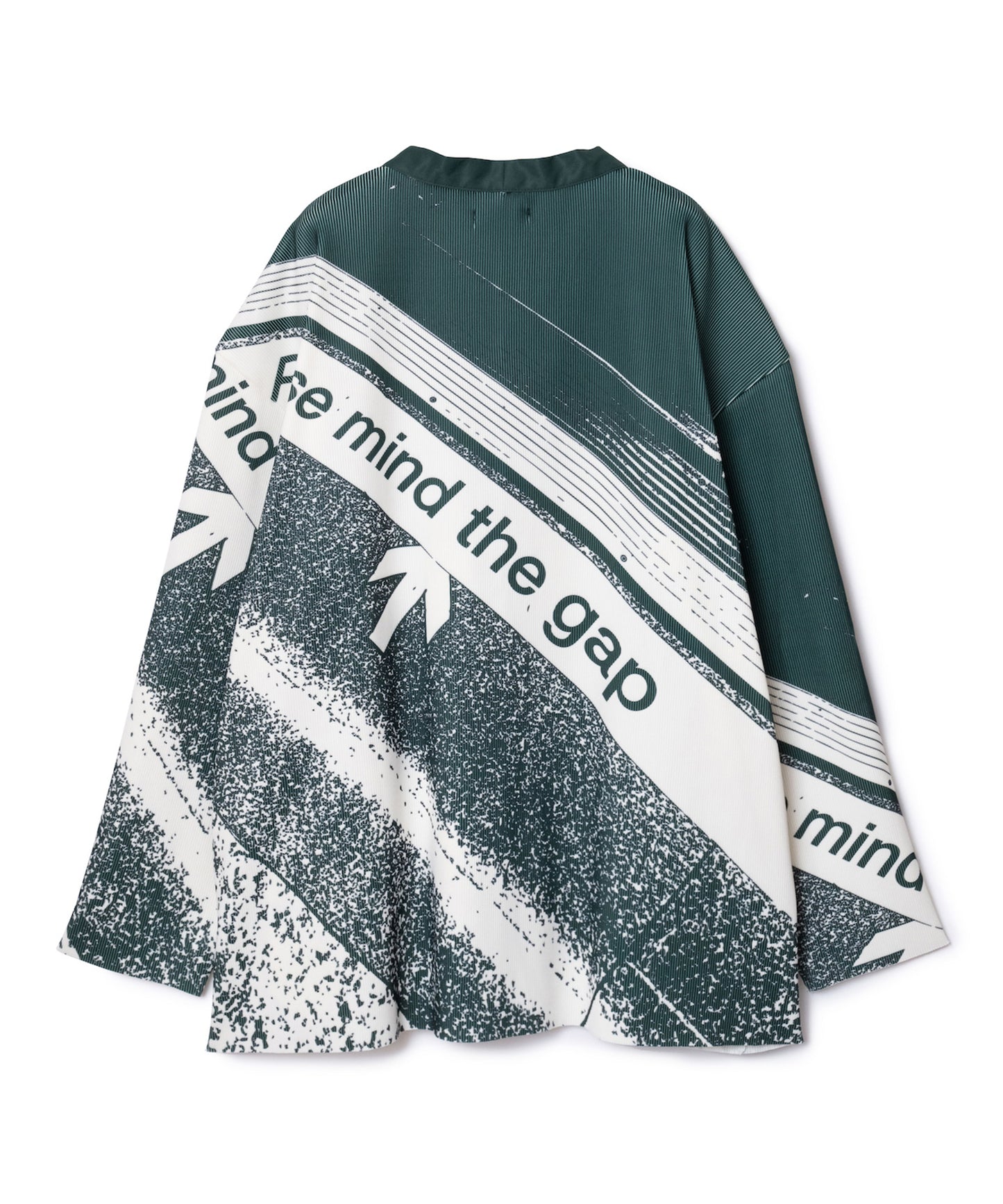 PRINT RIB BIG CARDIGAN 【納期9月下旬】