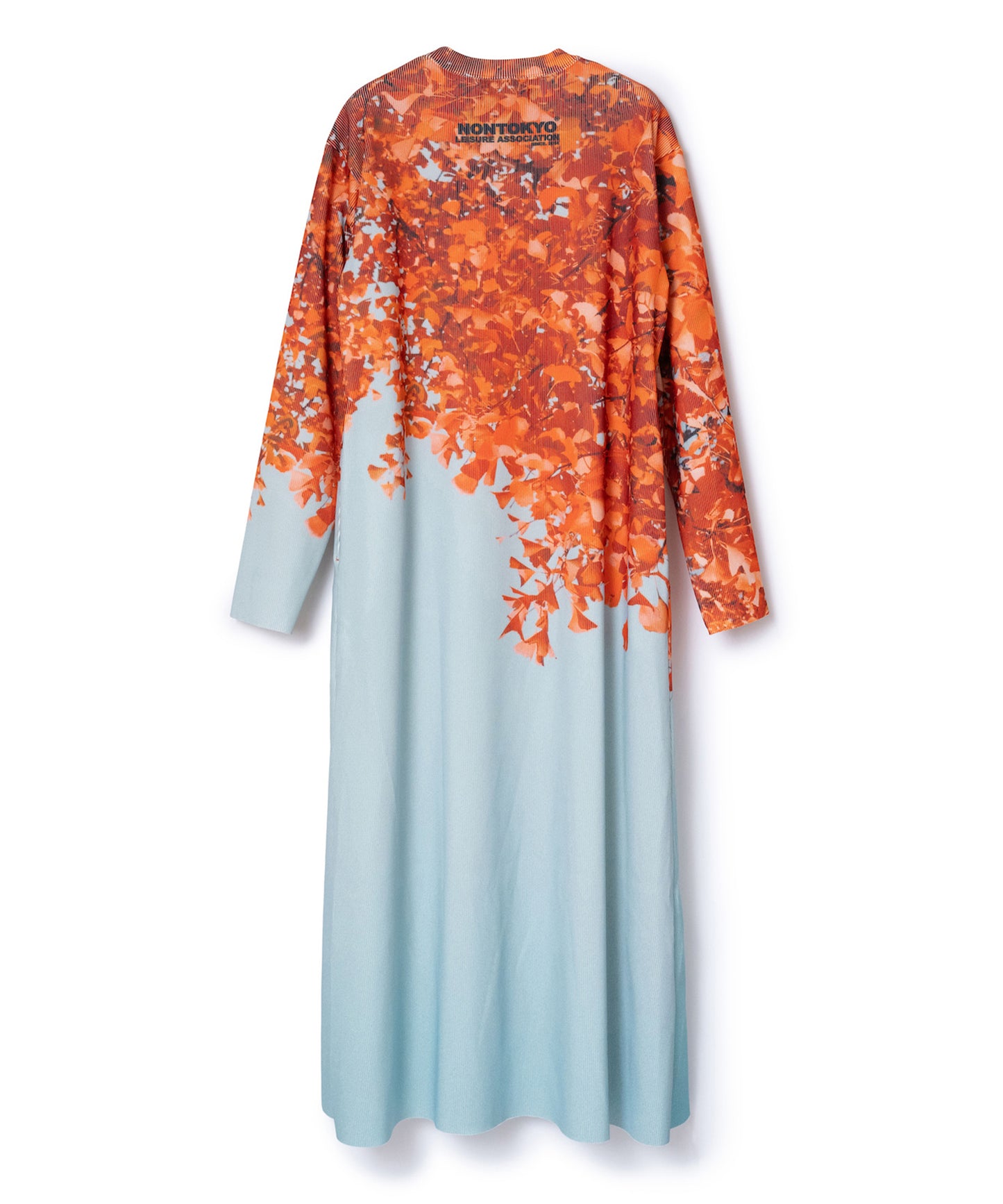PRINT RIB L/S ONE-PIECE 【納期9月下旬】