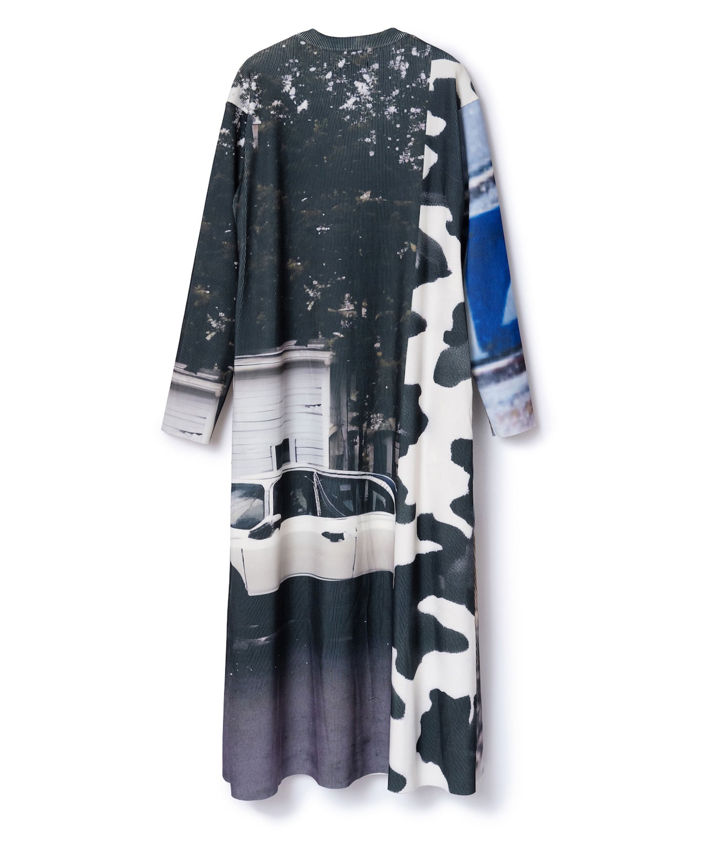 PRINT RIB L/S ONE-PIECE 【納期9月下旬】