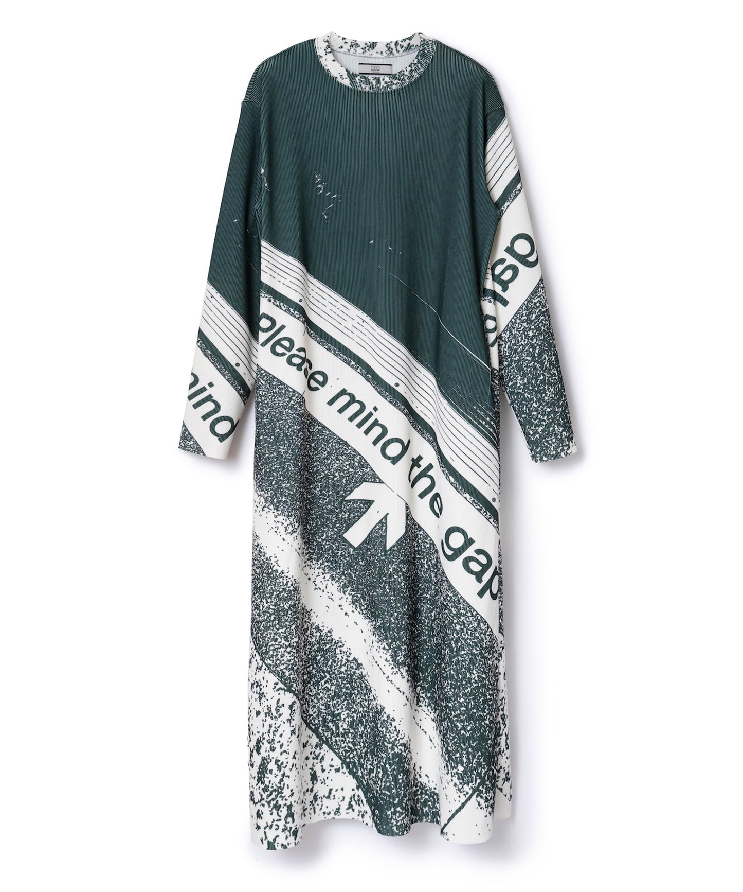 PRINT RIB L/S ONE-PIECE 【納期9月下旬】