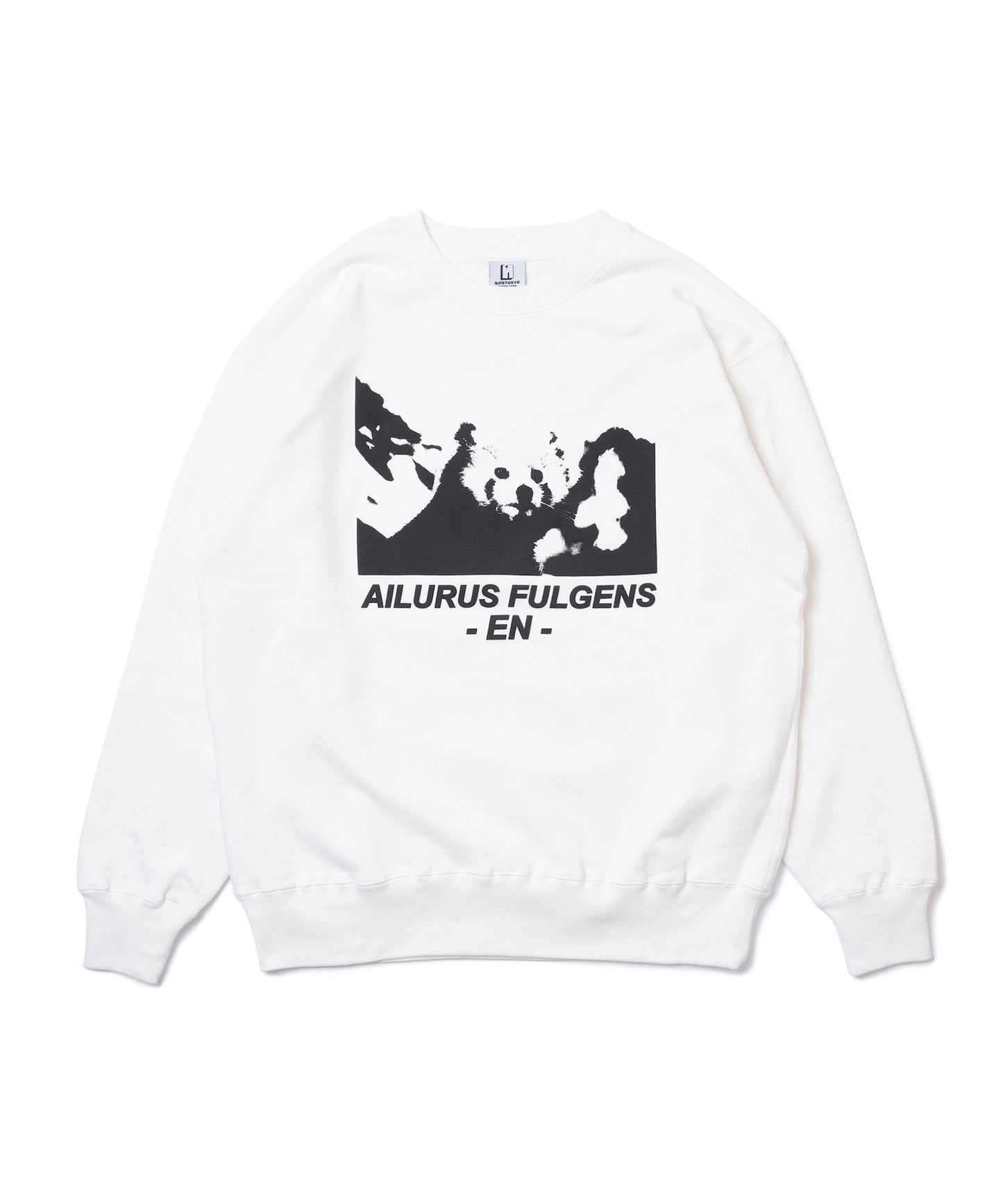 PRINT PULLOVER SWEAT(AILURUS FULGENS)【納期10月下旬】