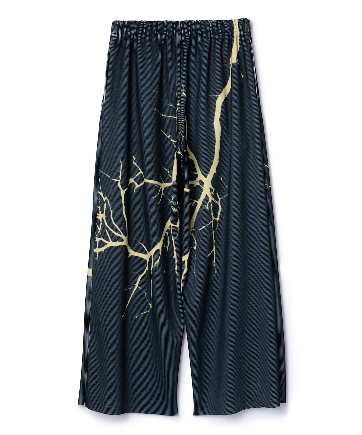 PRINT RIB WIDE PANTS【納期10月下旬】