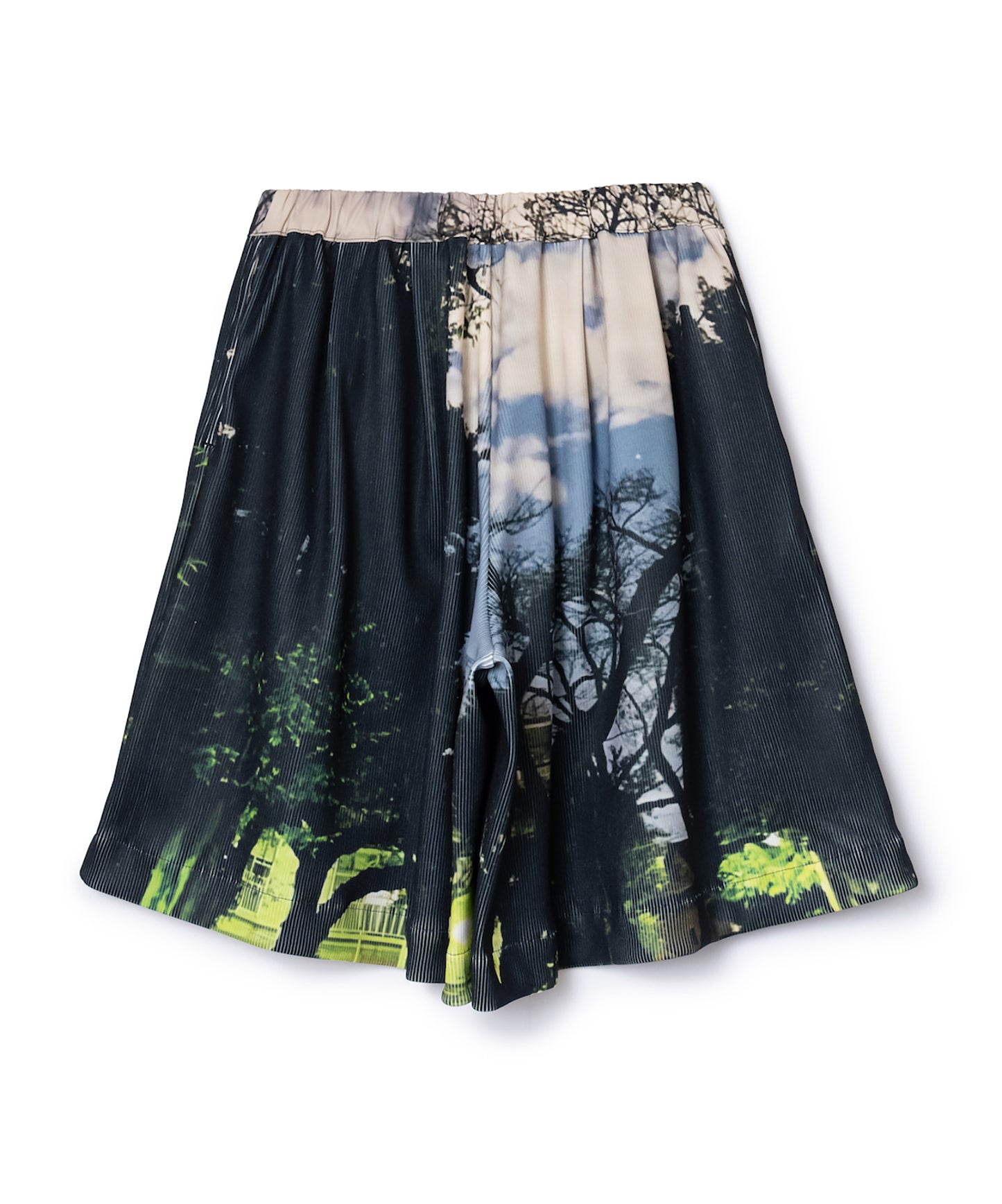 PRINT RIB WIDE SHORTS 【納期8月下旬】
