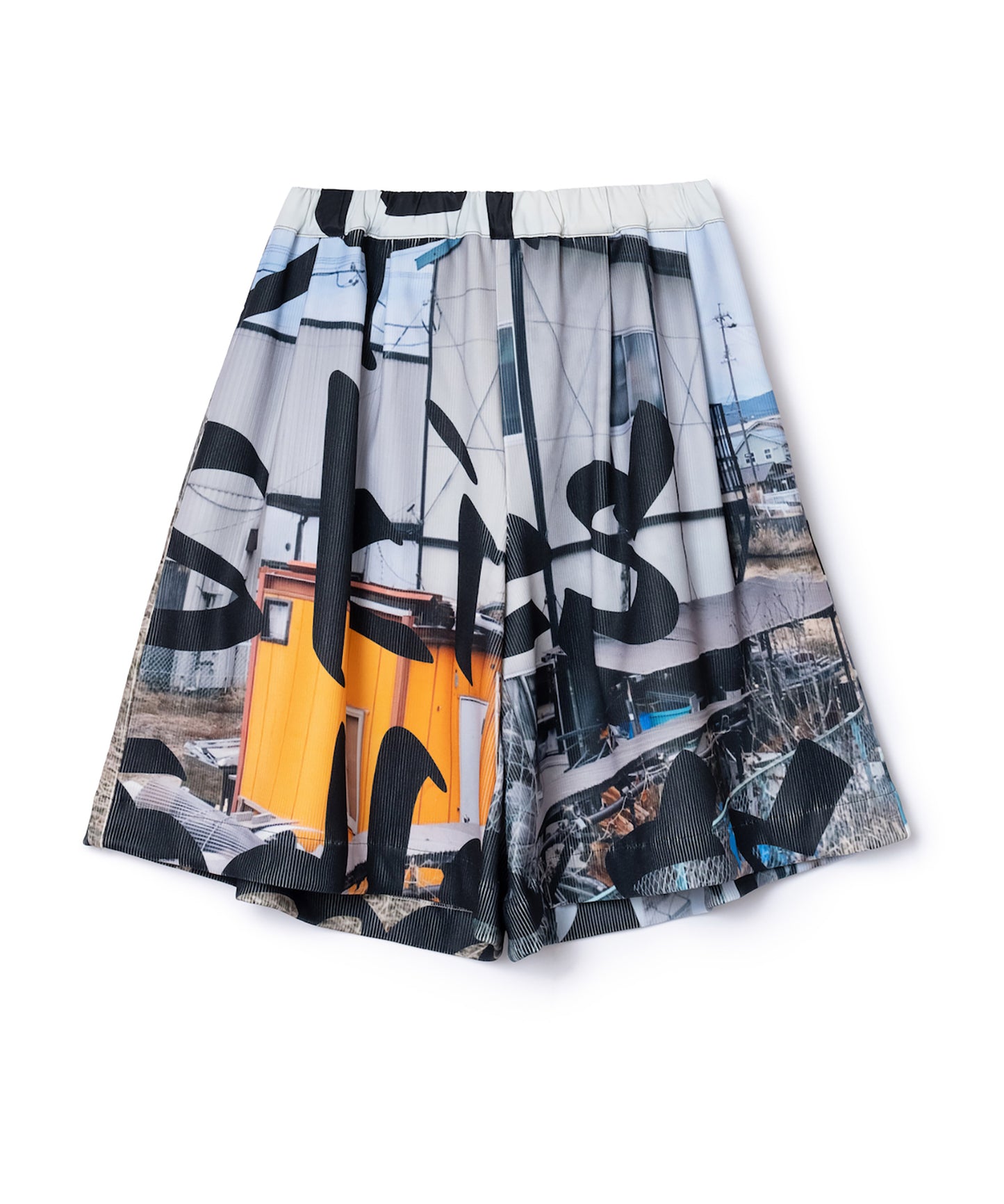 PRINT RIB WIDE SHORTS 【納期8月下旬】