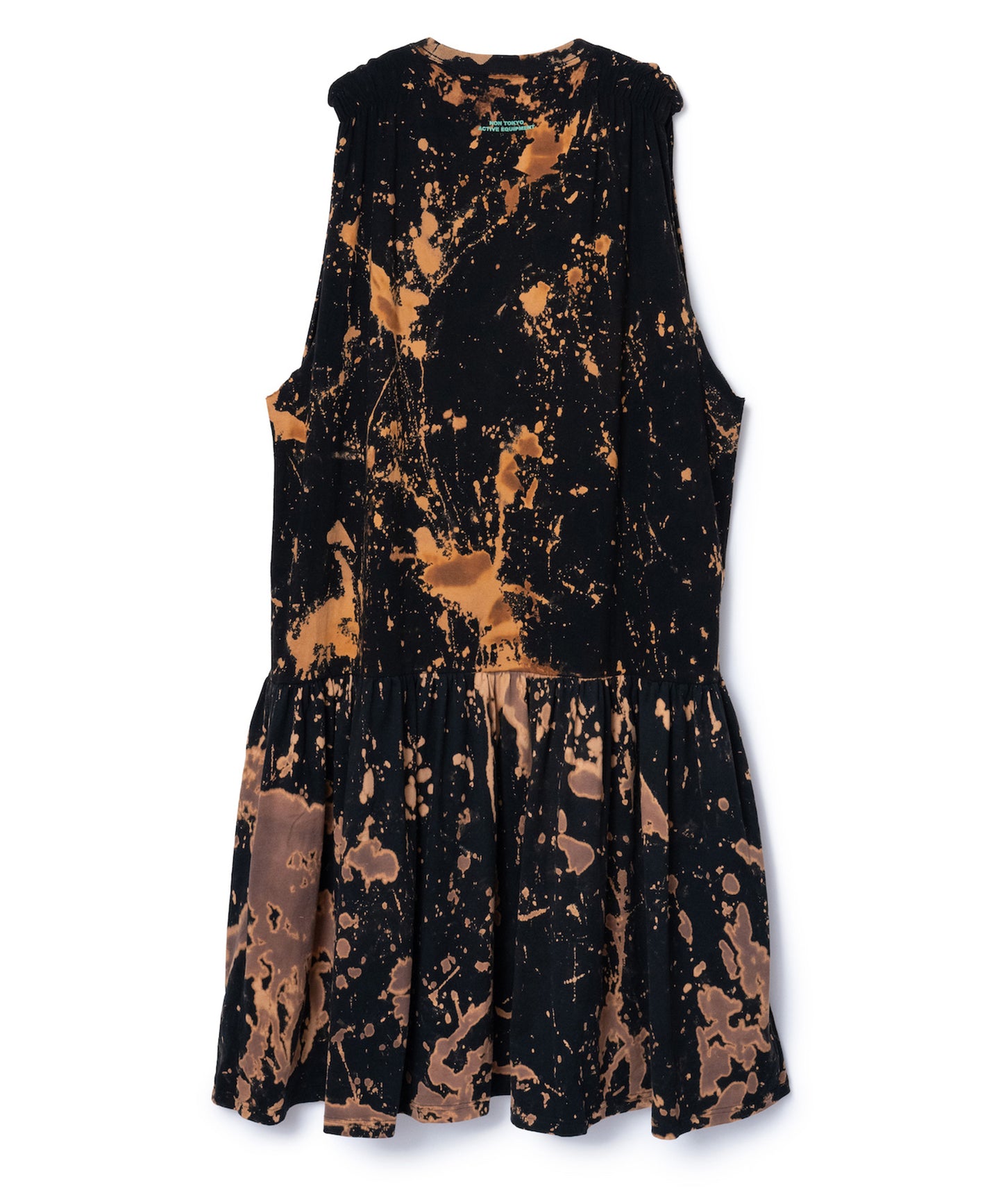 GATHER SHOULDER TIE-DYE ONE-PIECE 【納期8月下旬】
