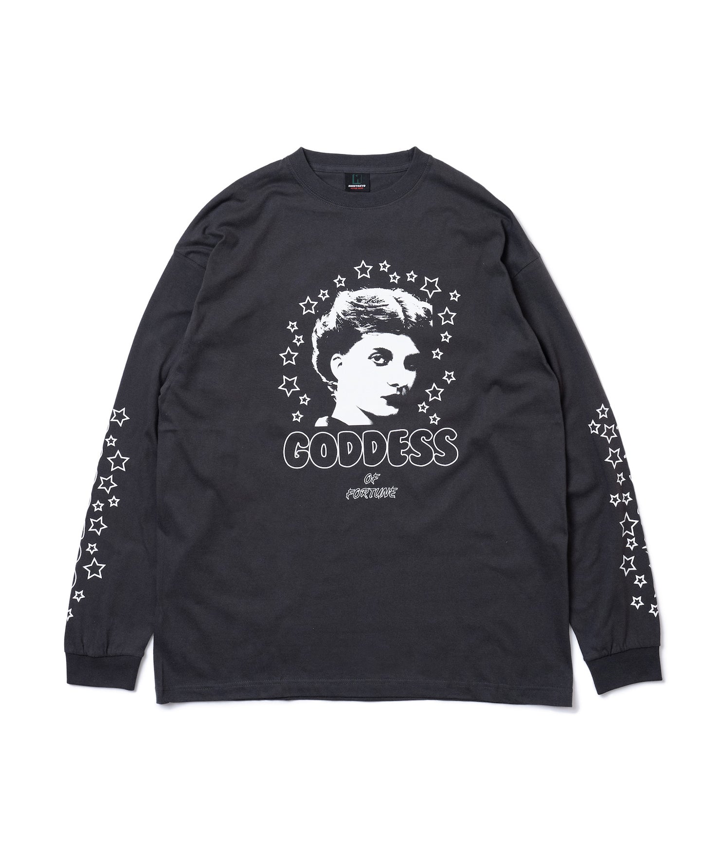 PRINT L/S T-SHIRT(GODNESS) 【納期9月下旬】