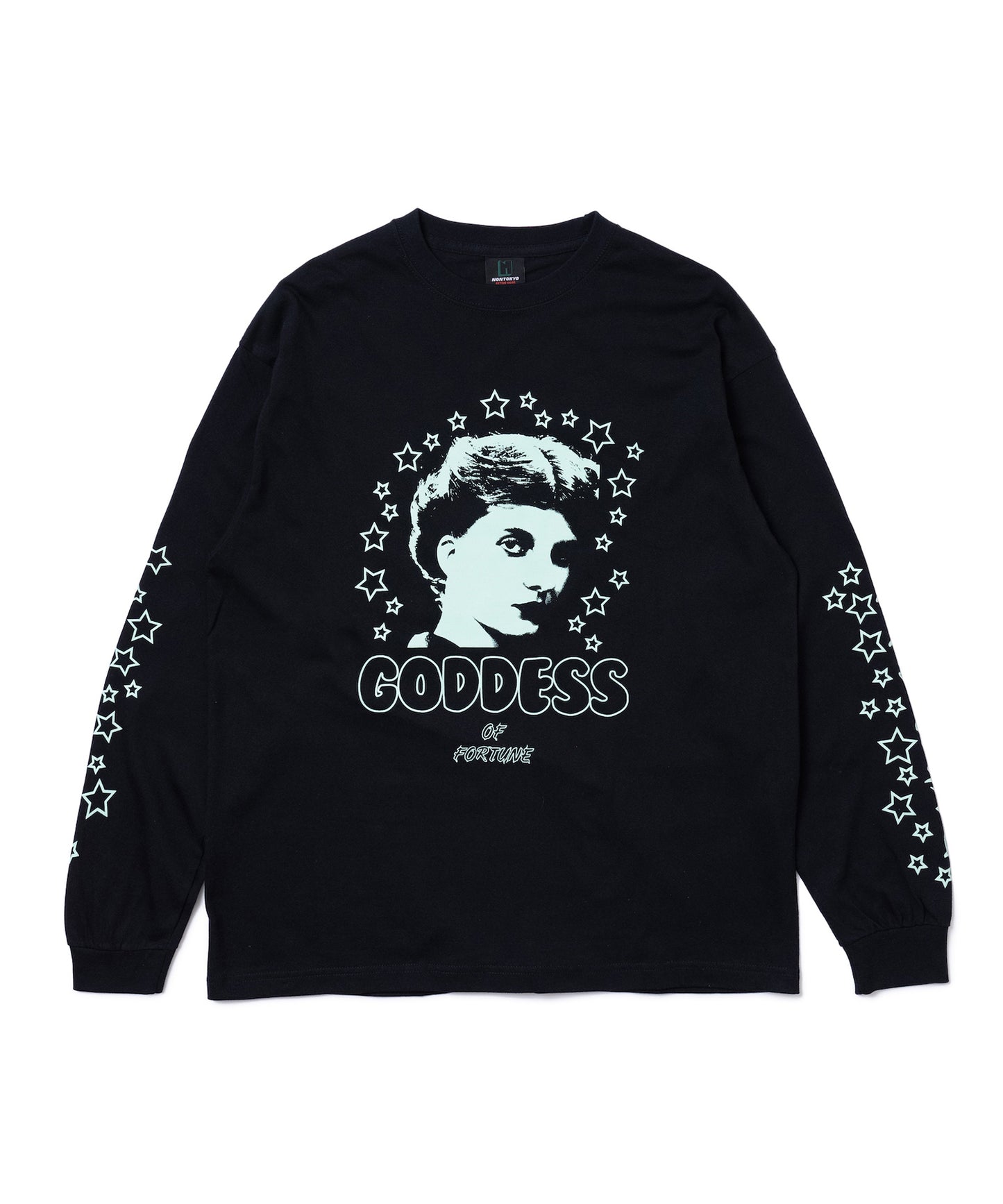 PRINT L/S T-SHIRT(GODNESS) 【納期9月下旬】
