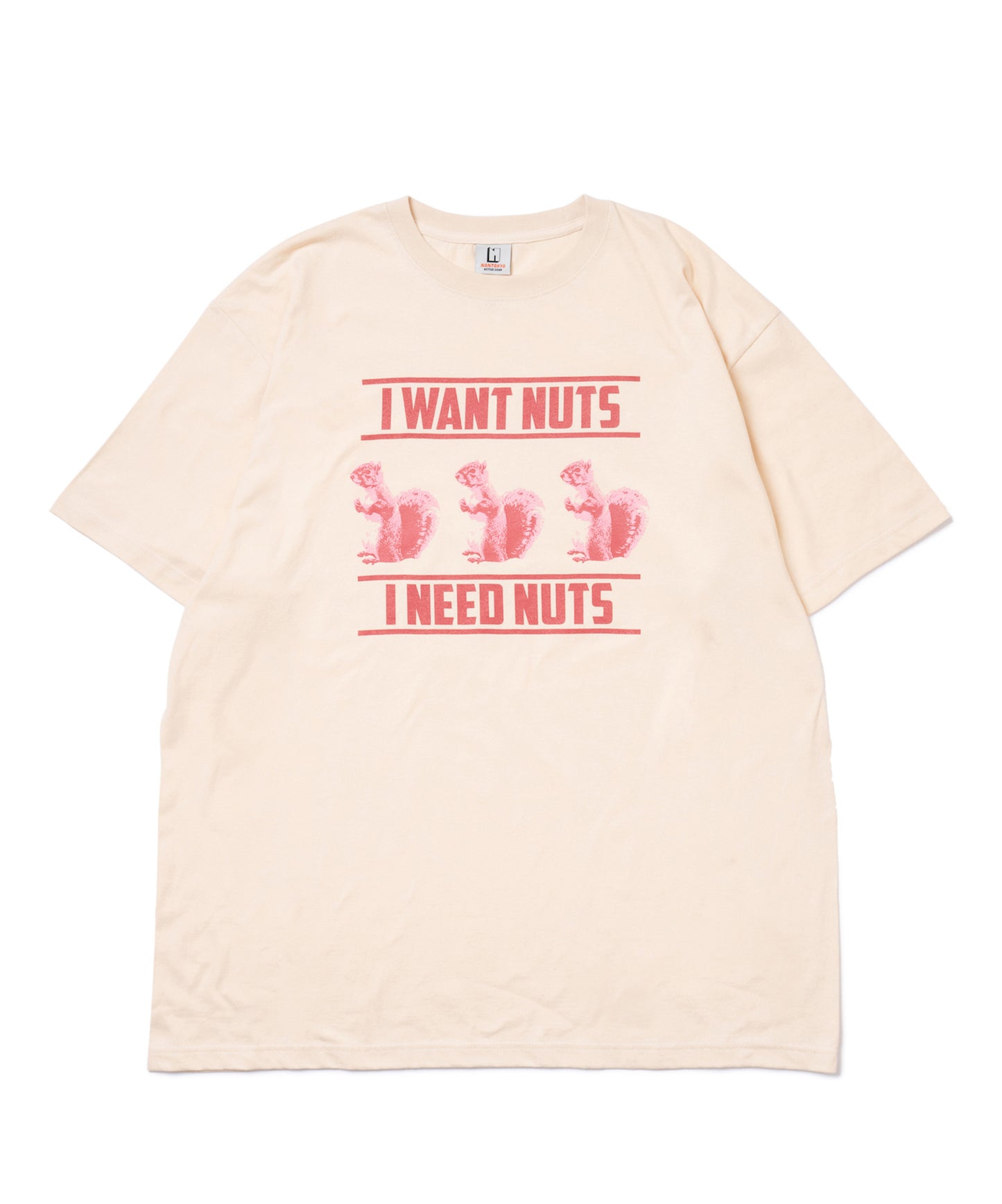 PRINT BIG T-SHIRT(SQUIRREL) 【納期8月下旬】