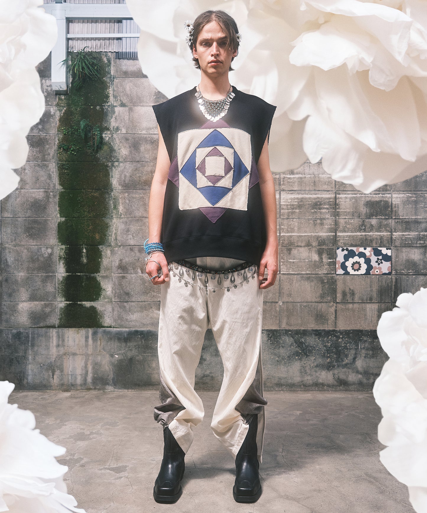 PATCHWORK DETAIL NO SLEEVE