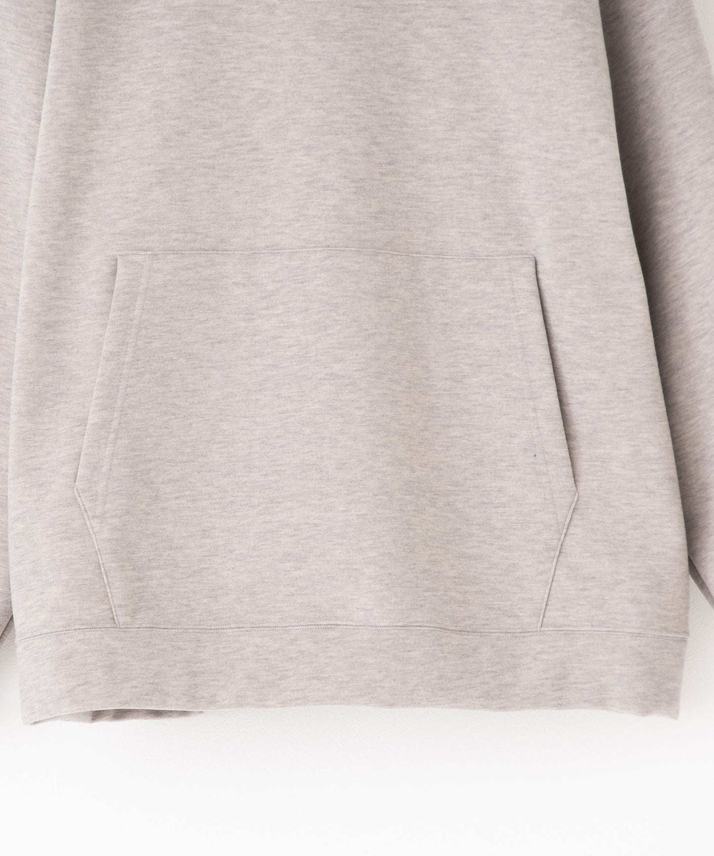 knit melton hoodie pullover