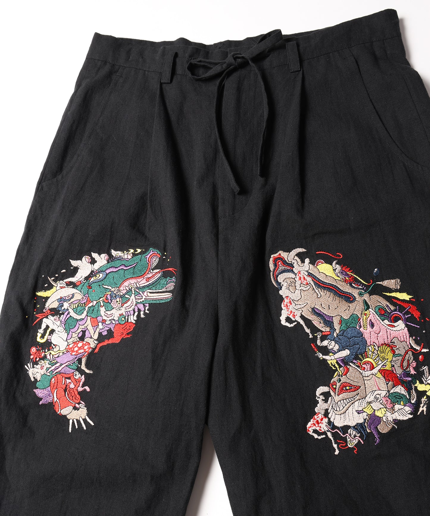 Linen UTAGE Embroi Pants