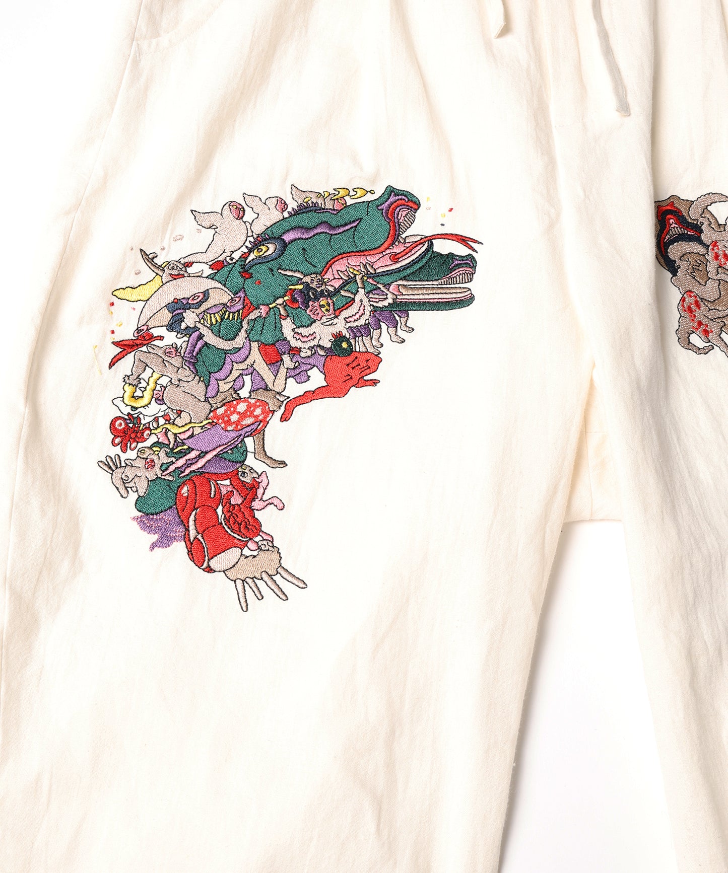 Linen UTAGE Embroi Pants