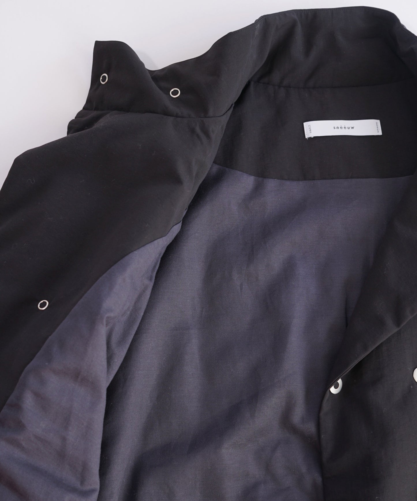 スタンドカラーコート