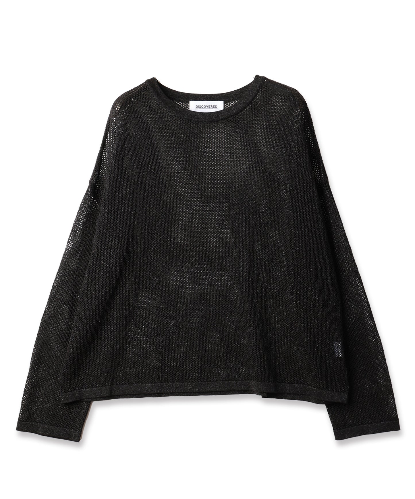 MESH LAME PULLOVER KNIT【商品納期 1月下旬】