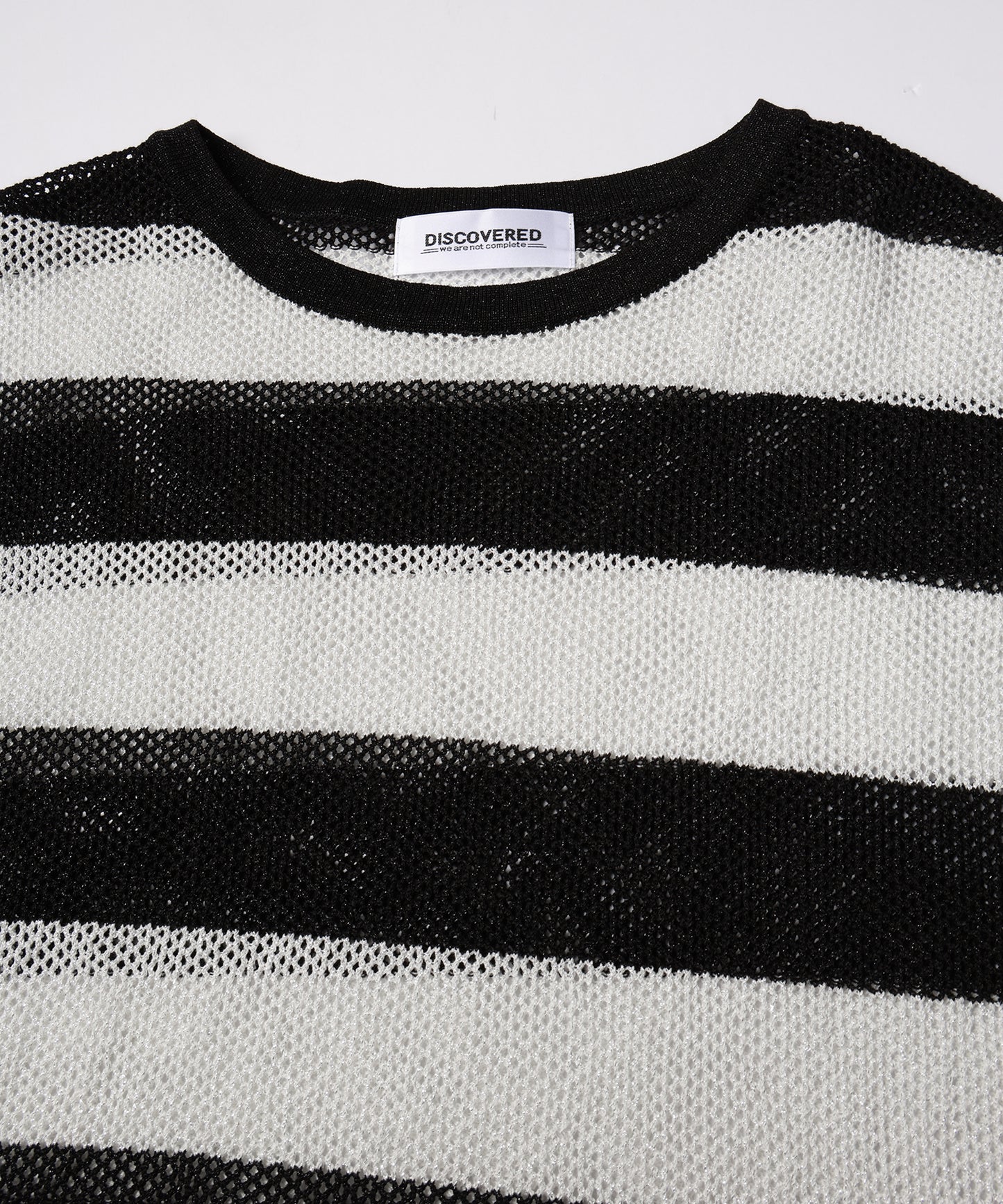 MESH LAME PULLOVER KNIT【商品納期 1月下旬】