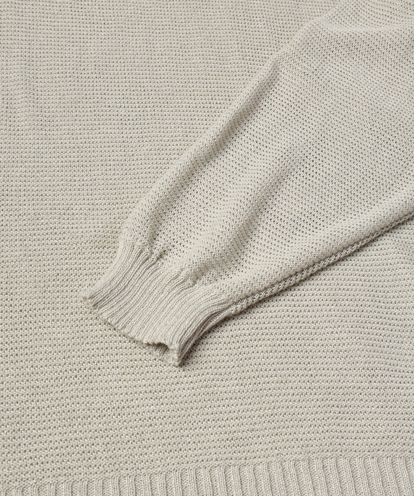 BASIC OUTSEEM RAME CREW KNIT
