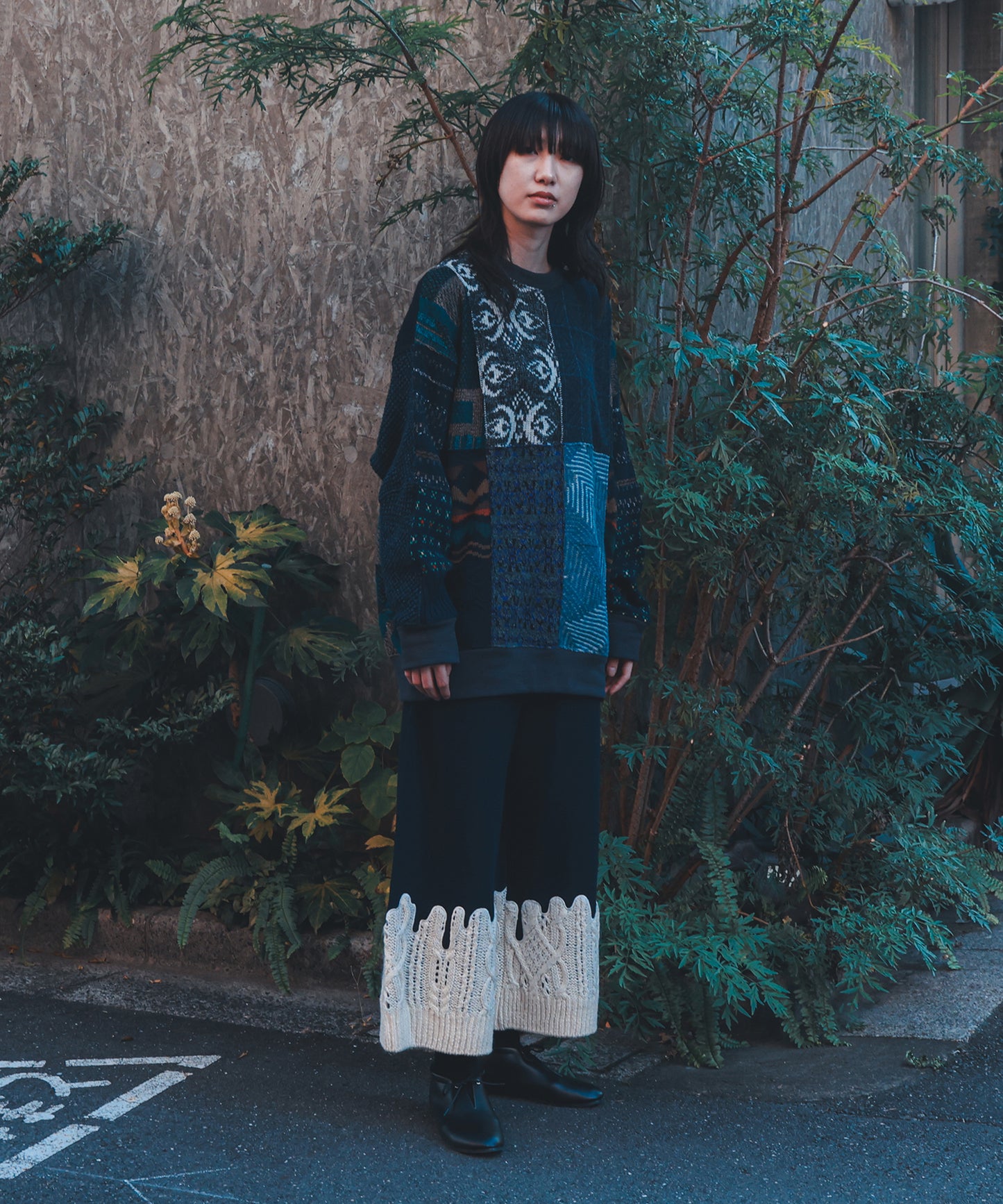 SWITCHING KNIT P/O (UNISEX SIZE)