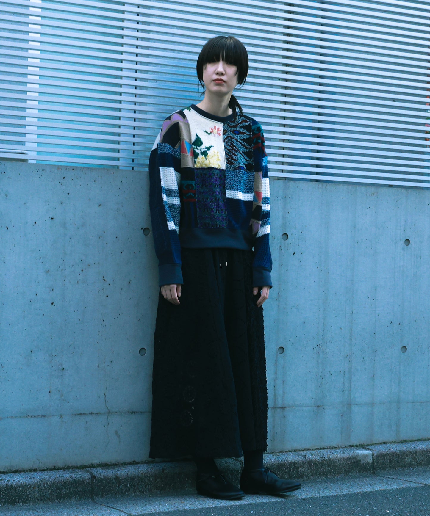 SWITCHING KNIT P/O (LADYS SIZE)