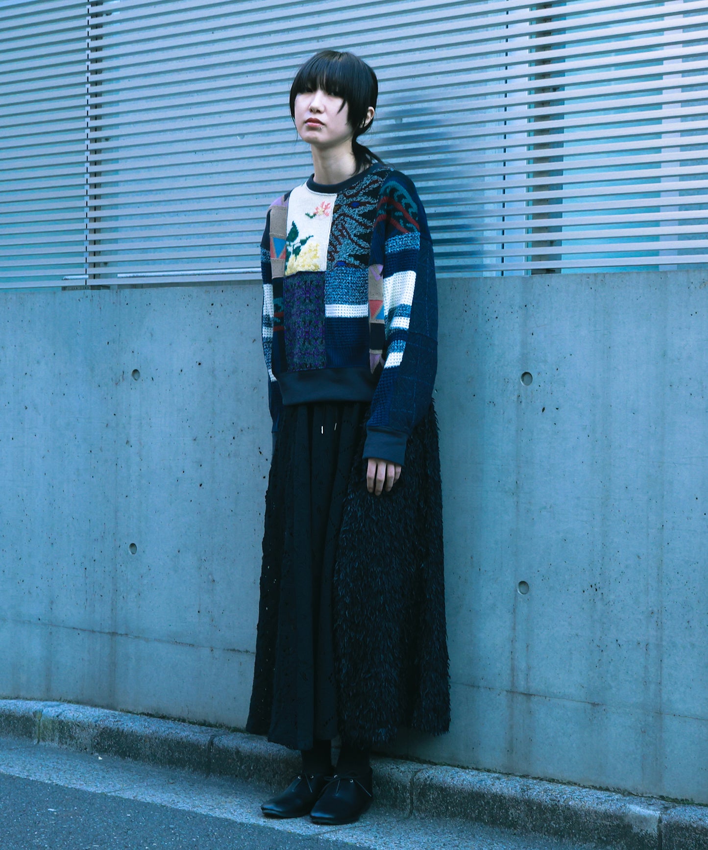 SWITCHING KNIT P/O (LADYS SIZE)