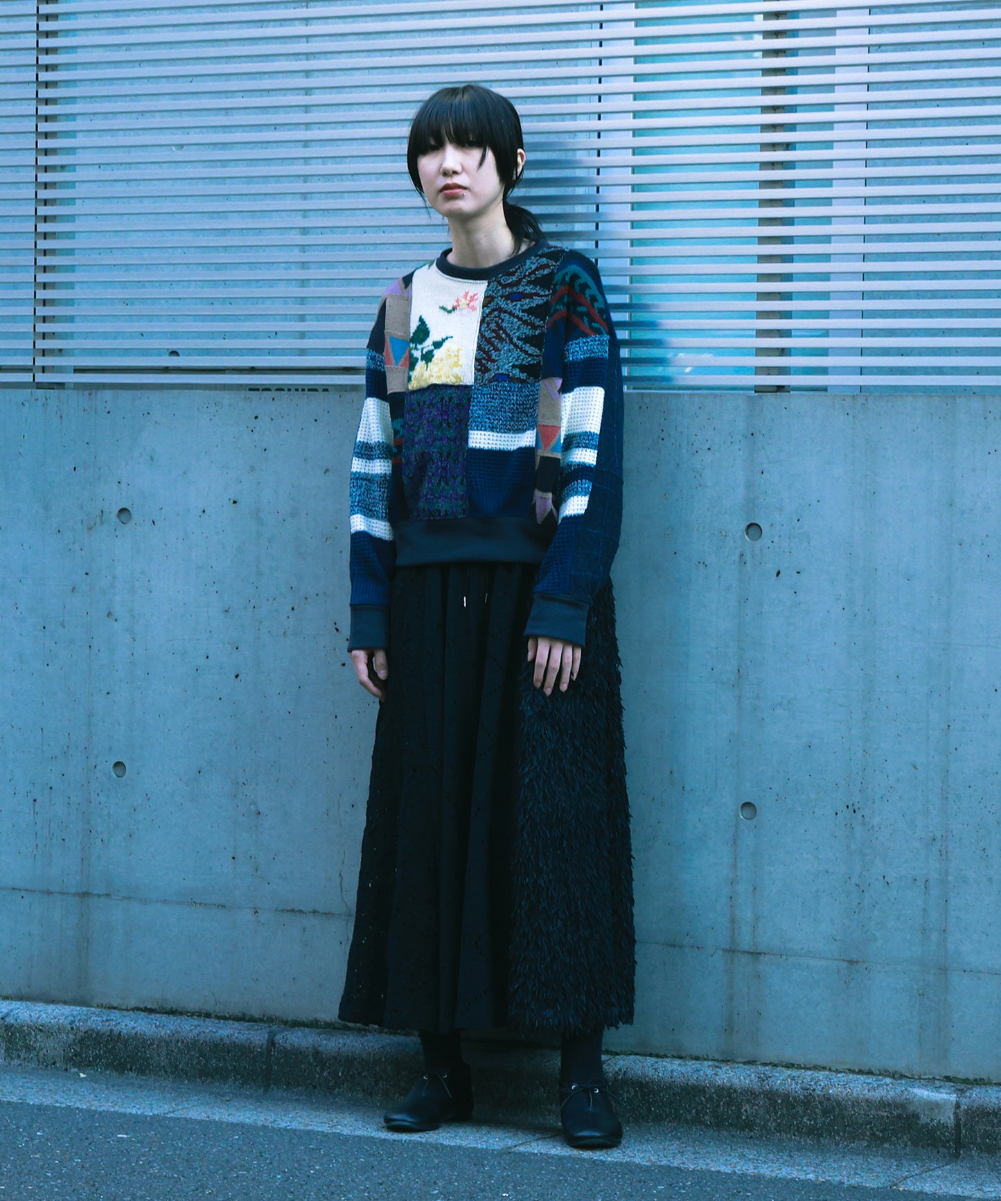 SWITCHING KNIT P/O (LADYS SIZE)