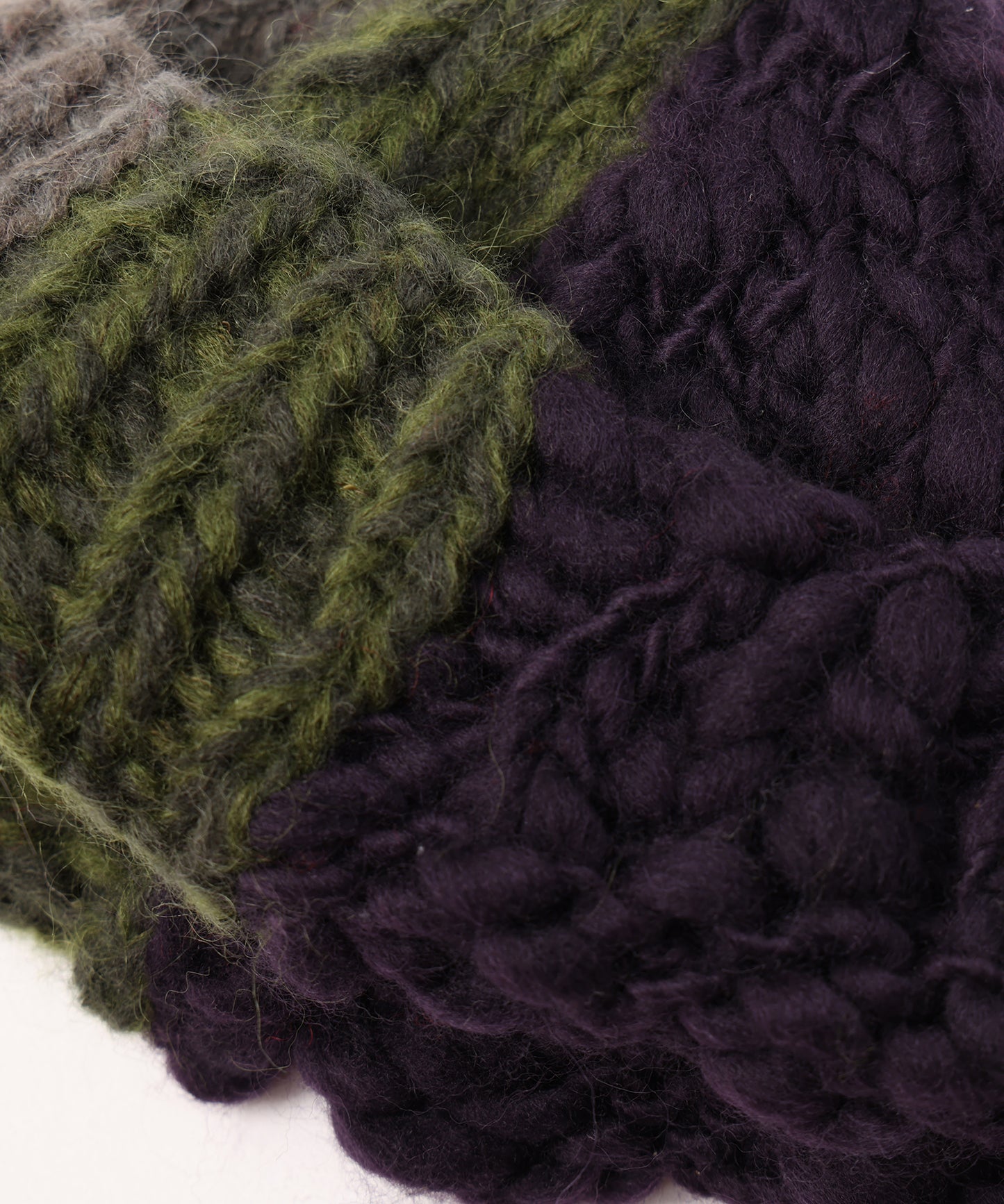 ハンドニットグラデーションCAP