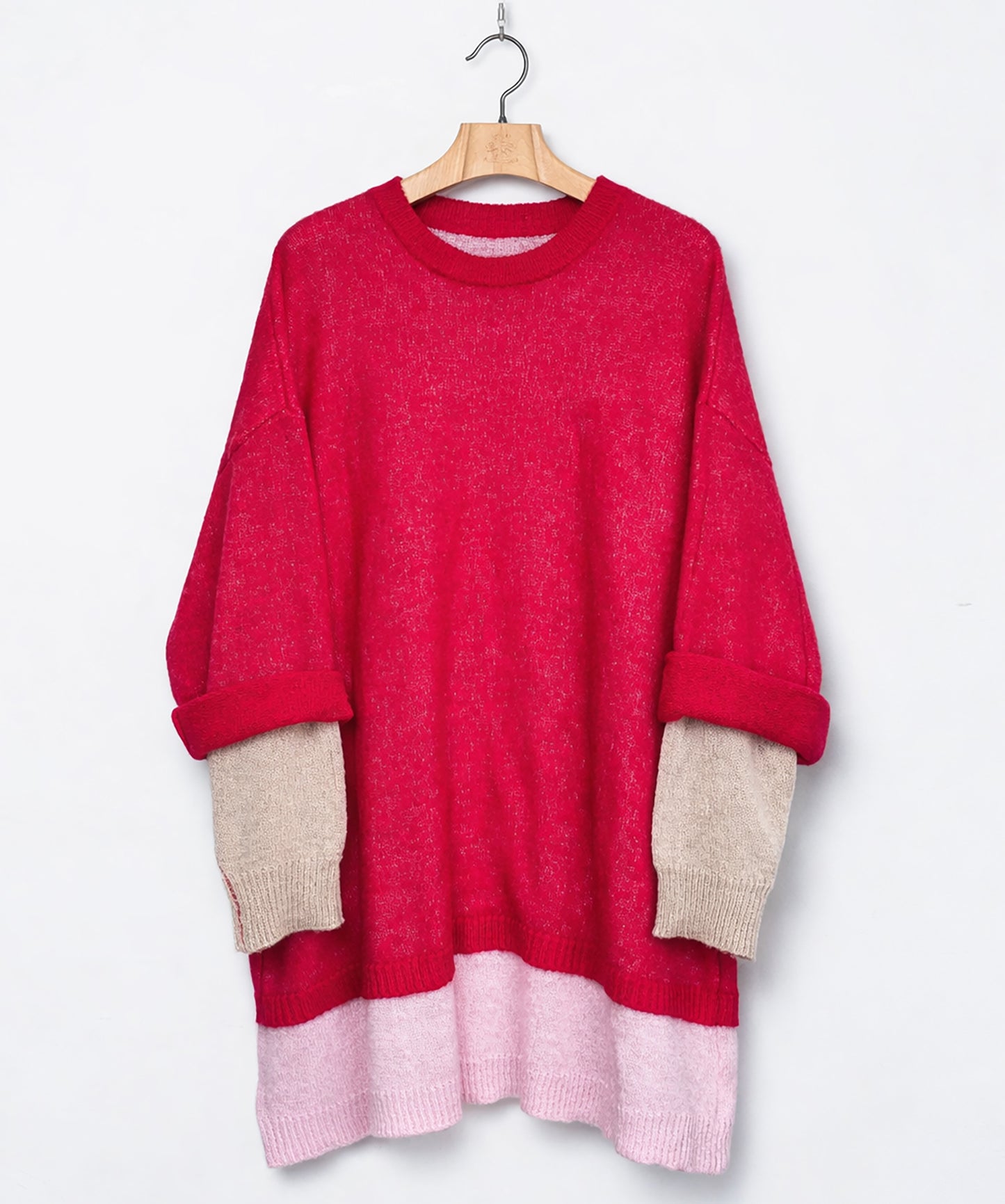 Mohair Layer Knit Pulover