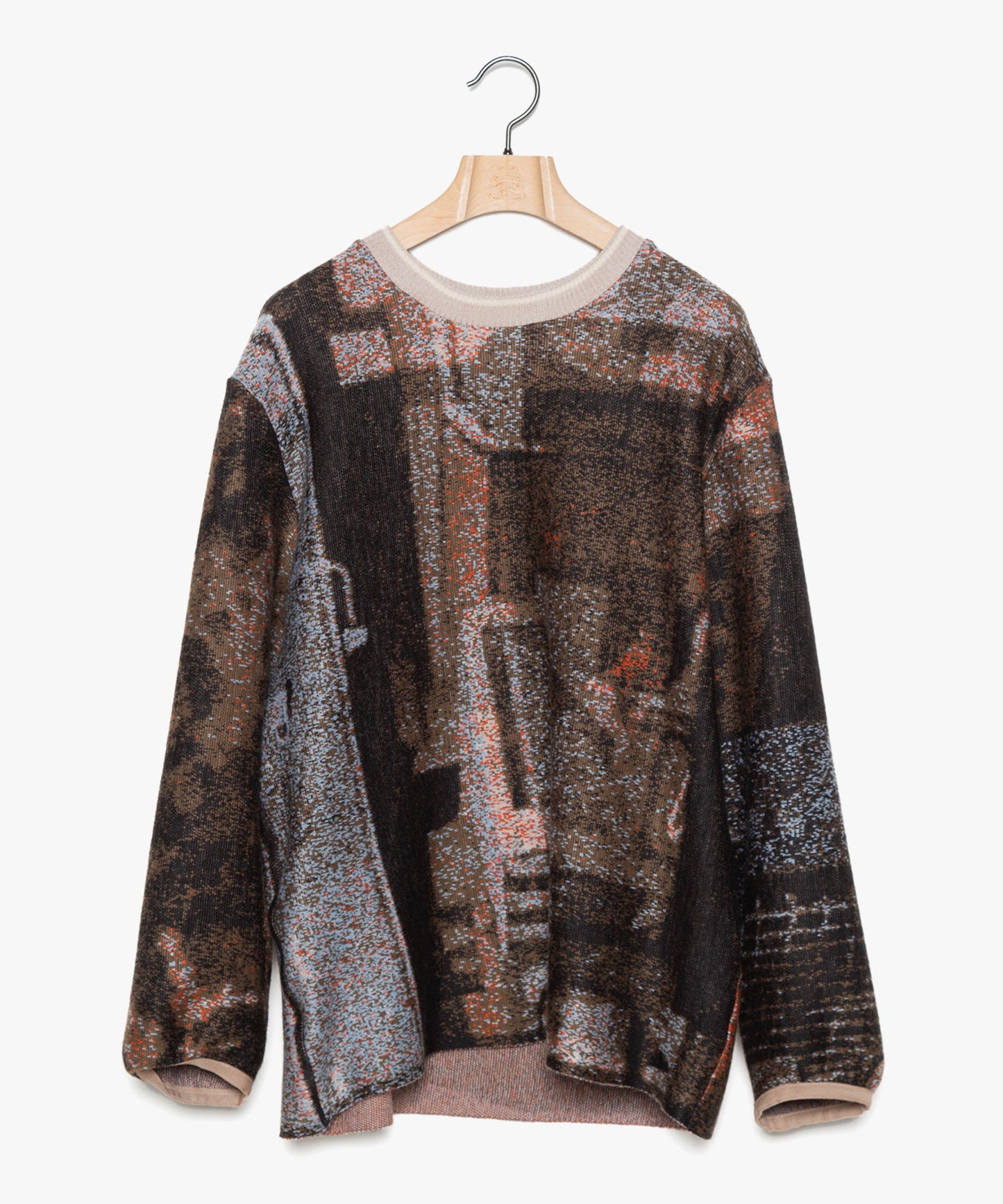 Double Exposure Knit Sweater