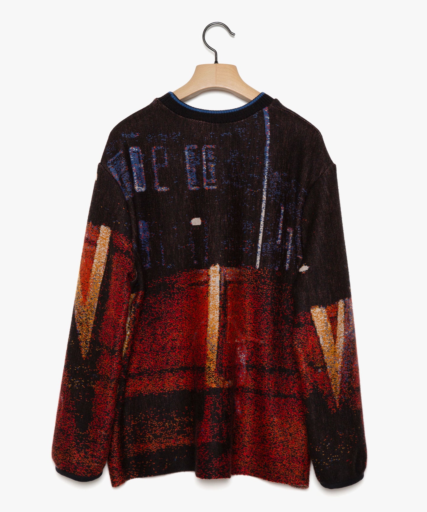 Double Exposure Knit Sweater