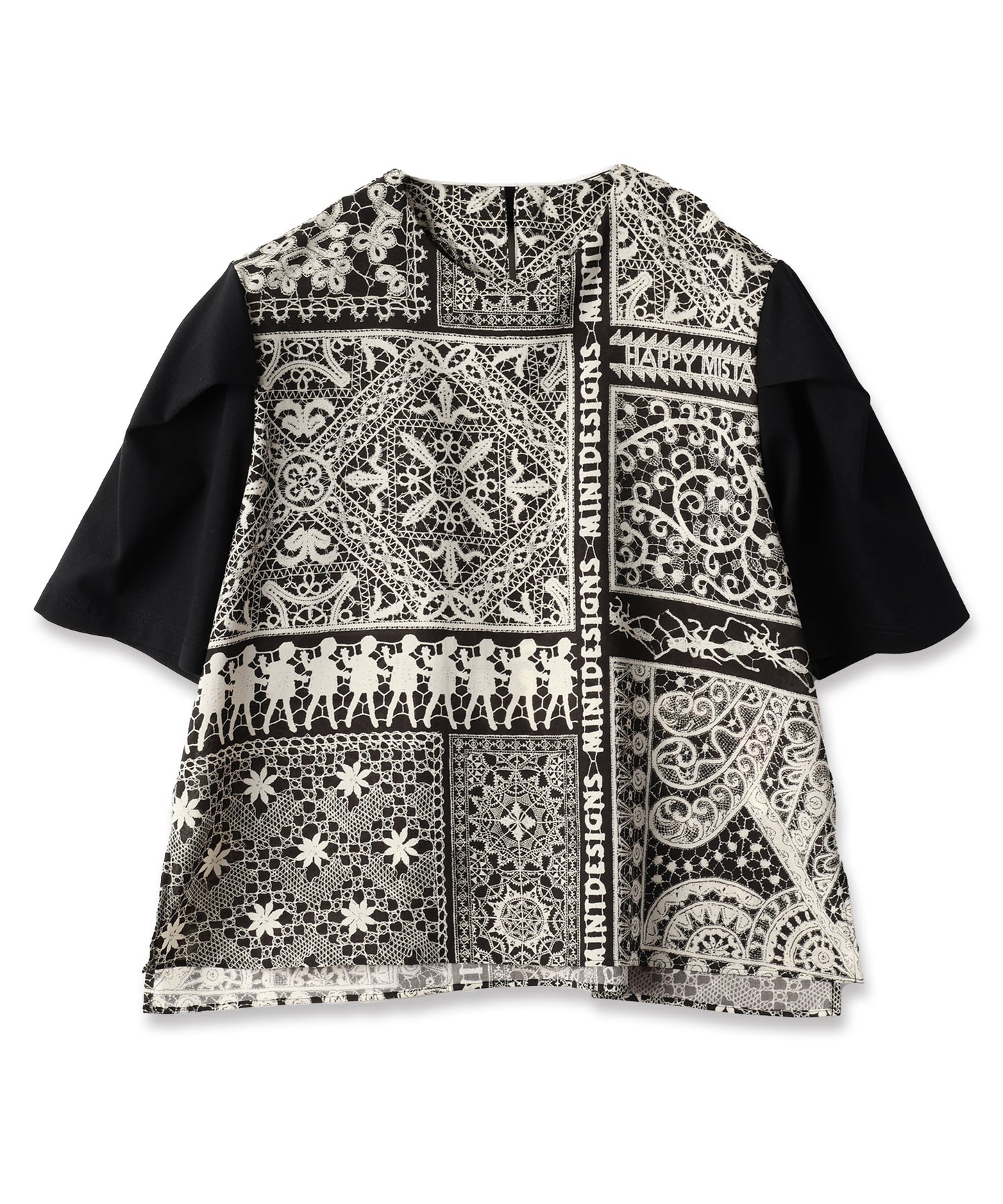 LACE COLLAGE TOPS / レースコラージュトップス【商品納期 1月下旬】