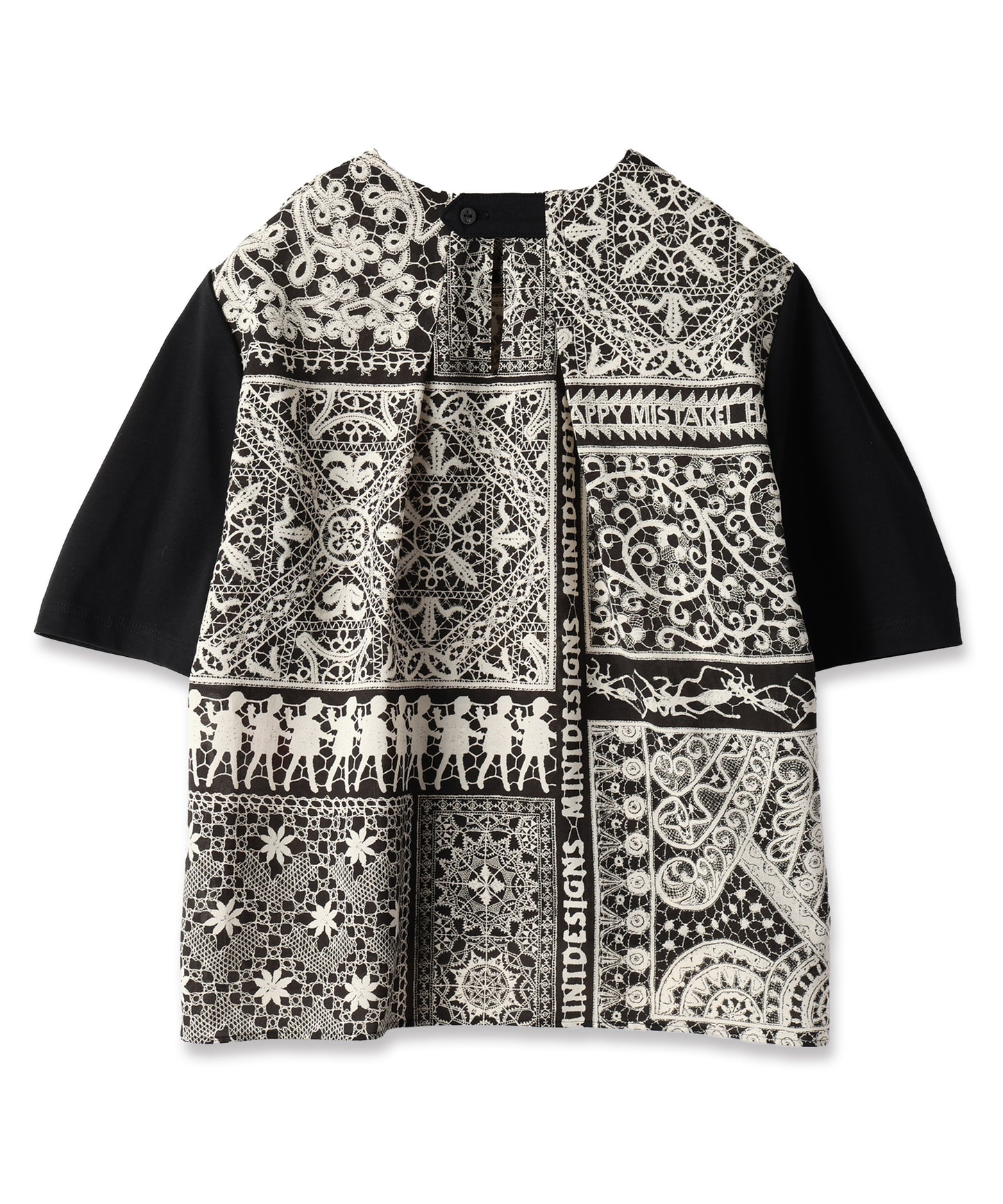 LACE COLLAGE TOPS / レースコラージュトップス【商品納期 1月下旬】